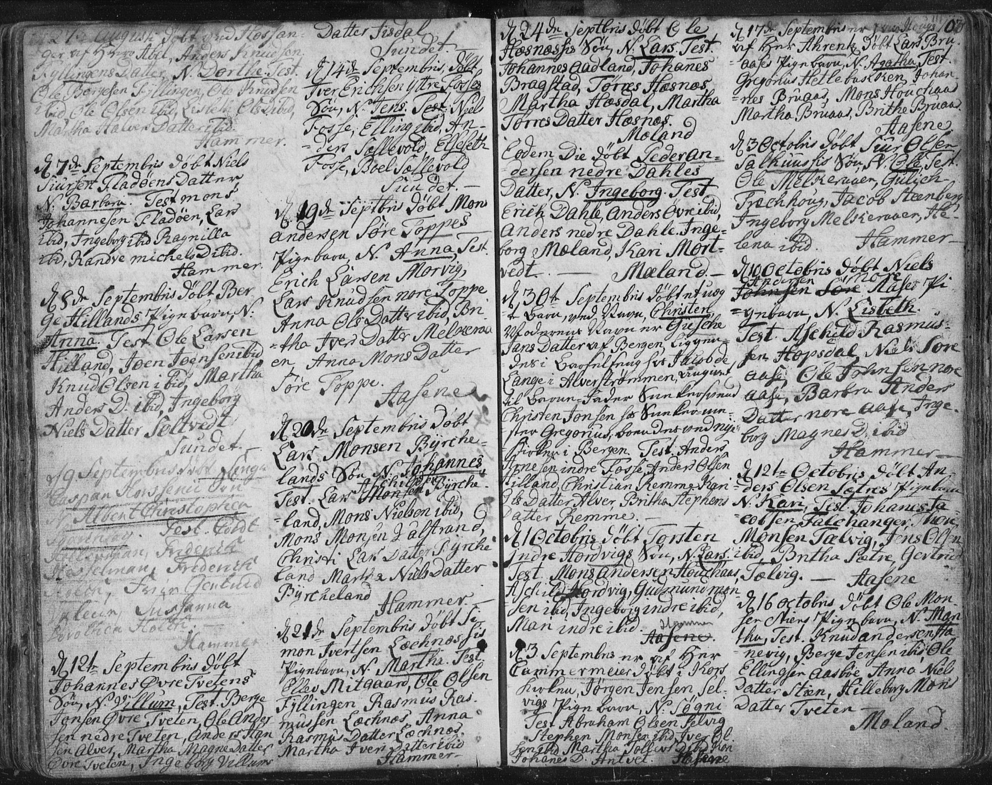 Hamre sokneprestembete, AV/SAB-A-75501/H/Ha/Haa/Haaa/L0008: Parish register (official) no. A 8, 1778-1804, p. 111