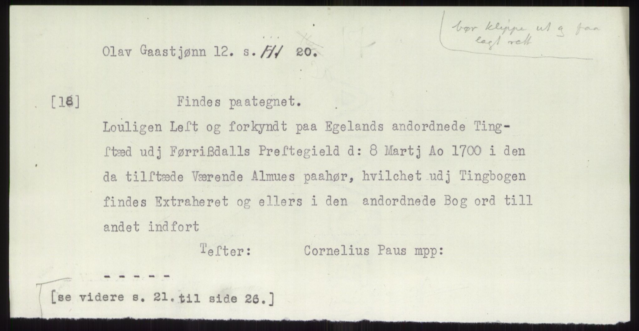 Samlinger til kildeutgivelse, Diplomavskriftsamlingen, RA/EA-4053/H/Ha, p. 1690