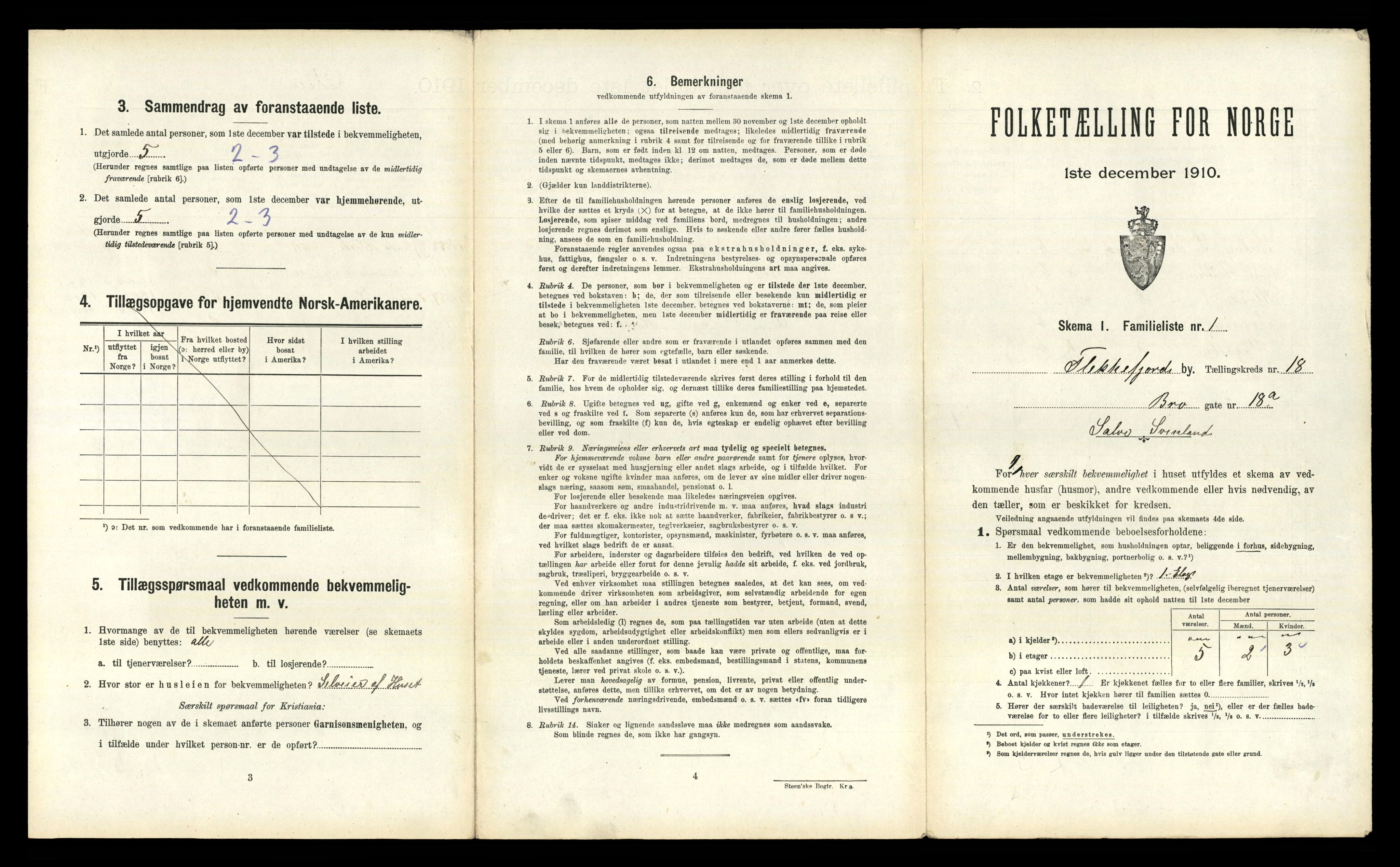 RA, 1910 census for Flekkefjord, 1910, p. 1510