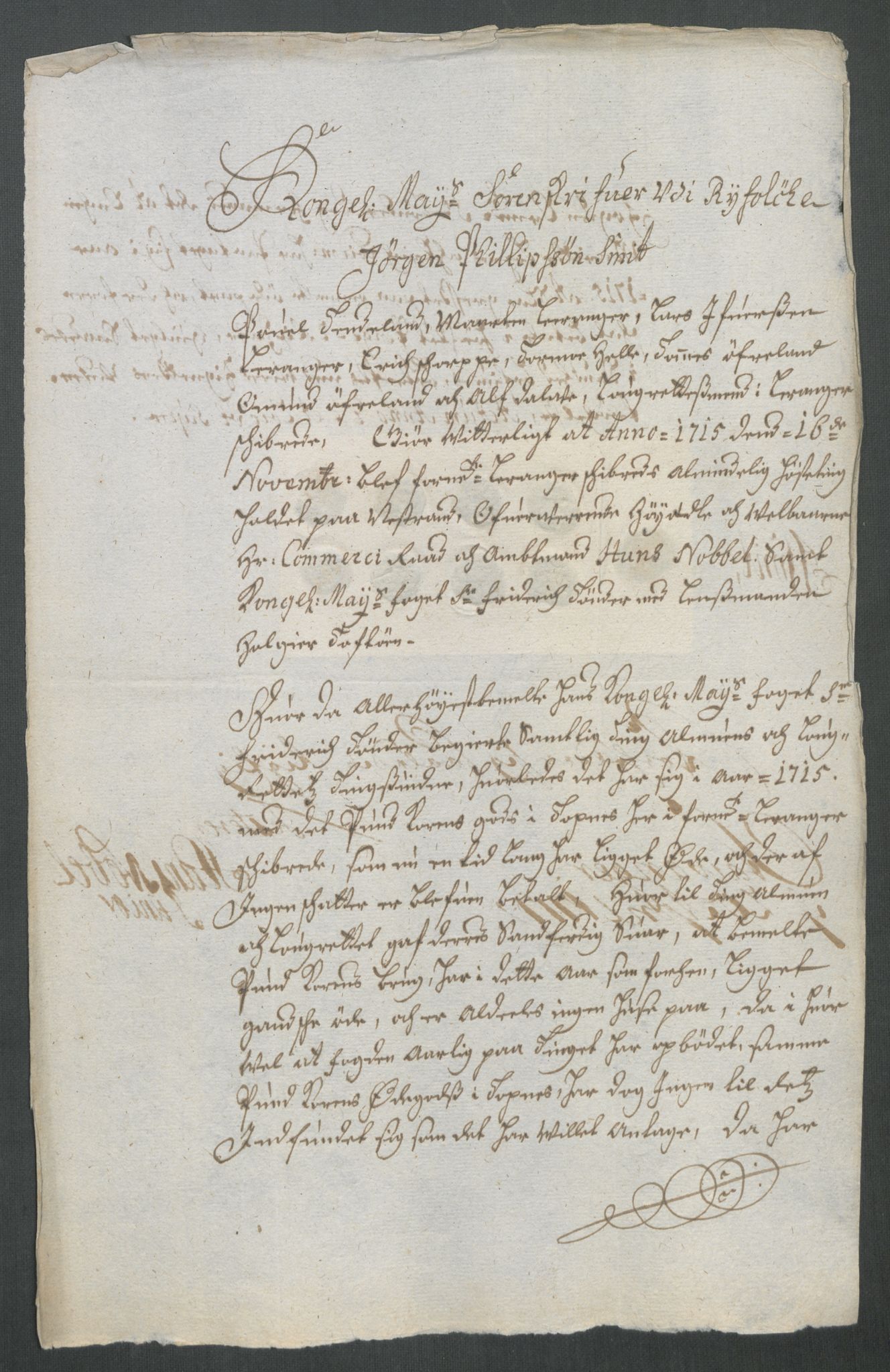 Rentekammeret inntil 1814, Reviderte regnskaper, Fogderegnskap, AV/RA-EA-4092/R47/L2868: Fogderegnskap Ryfylke, 1715, p. 210