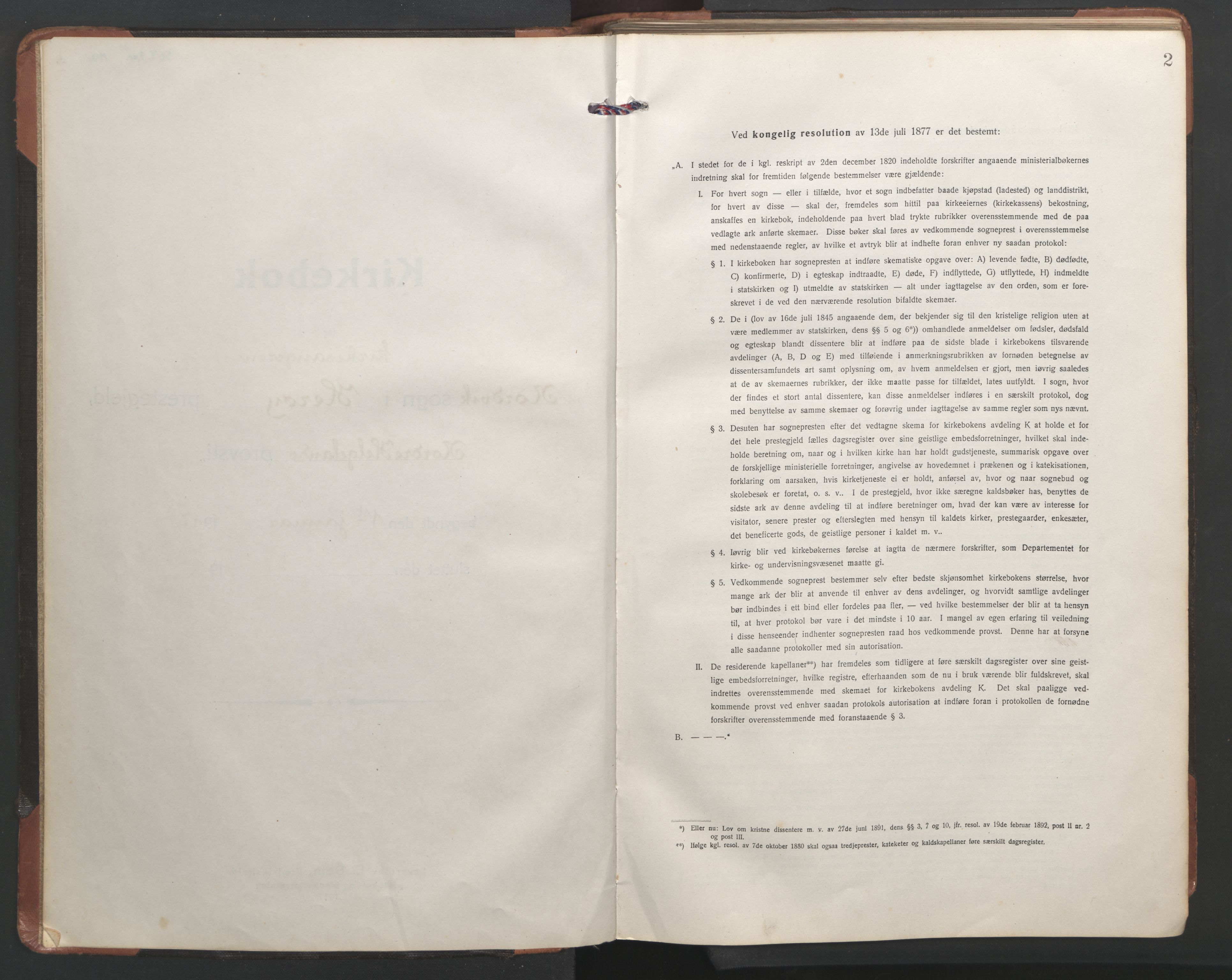 Ministerialprotokoller, klokkerbøker og fødselsregistre - Nordland, SAT/A-1459/836/L0539: Parish register (copy) no. 836C03, 1917-1949, p. 2