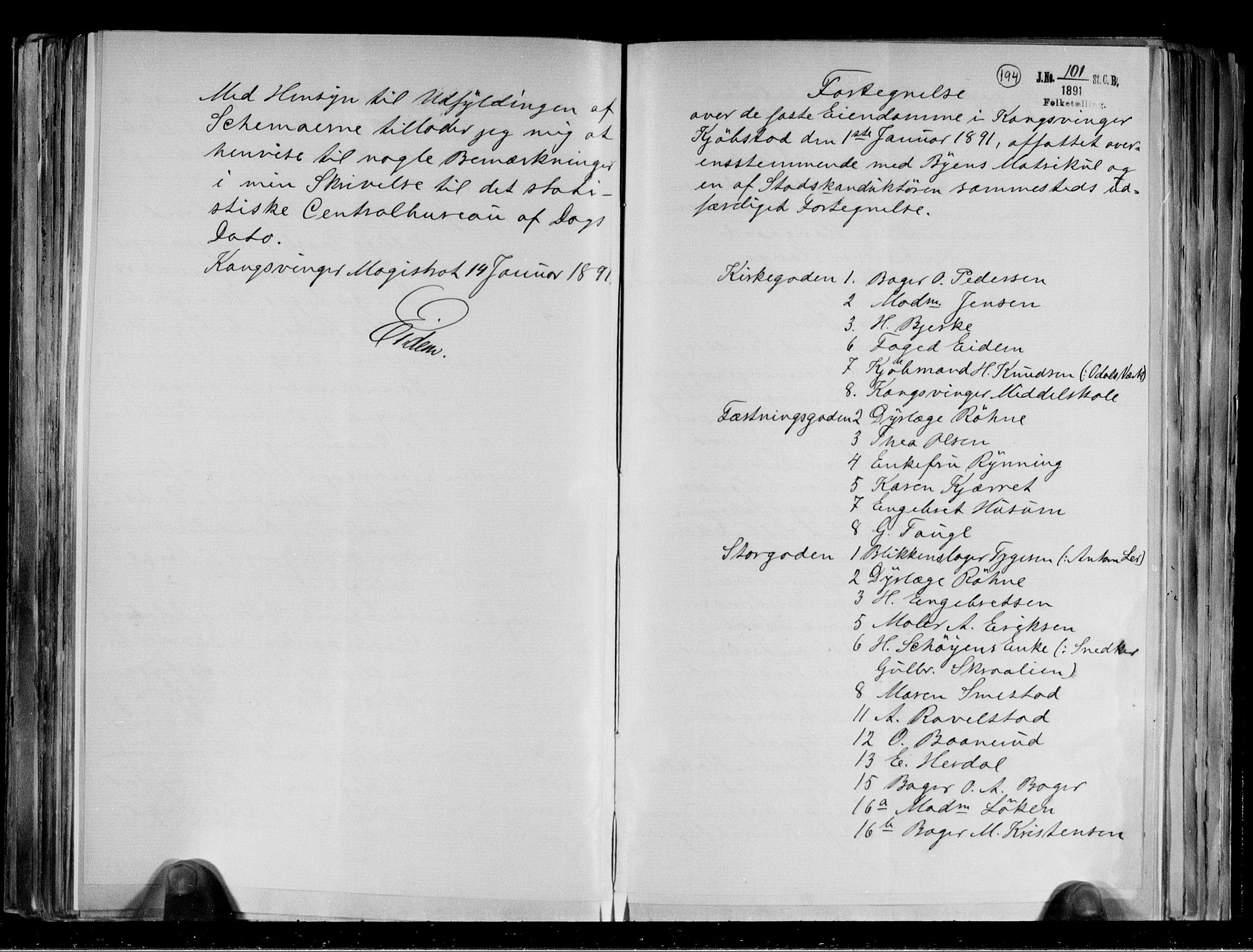 RA, 1891 census for 0402 Kongsvinger, 1891, p. 5