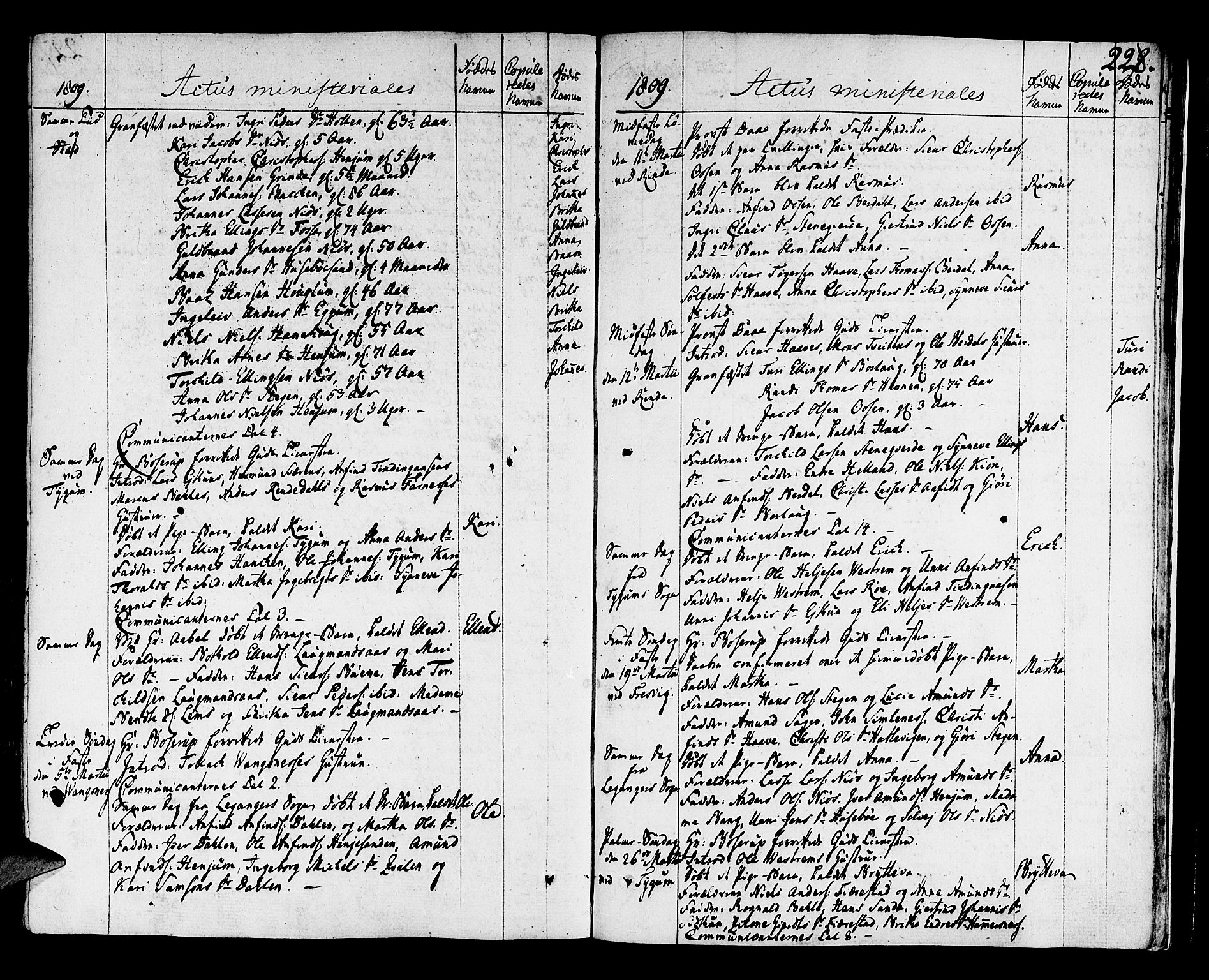 Leikanger sokneprestembete, SAB/A-81001: Parish register (official) no. A 5, 1792-1809, p. 228