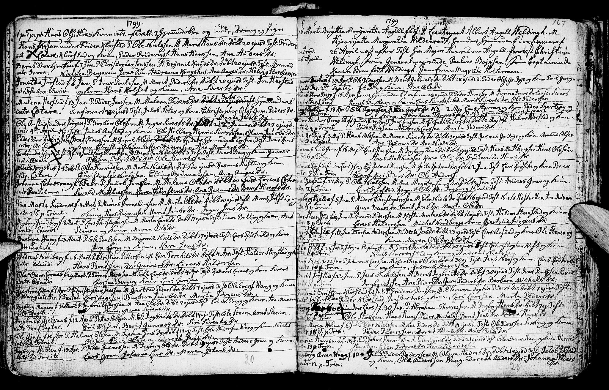Ministerialprotokoller, klokkerbøker og fødselsregistre - Nord-Trøndelag, SAT/A-1458/730/L0273: Parish register (official) no. 730A02, 1762-1802, p. 167
