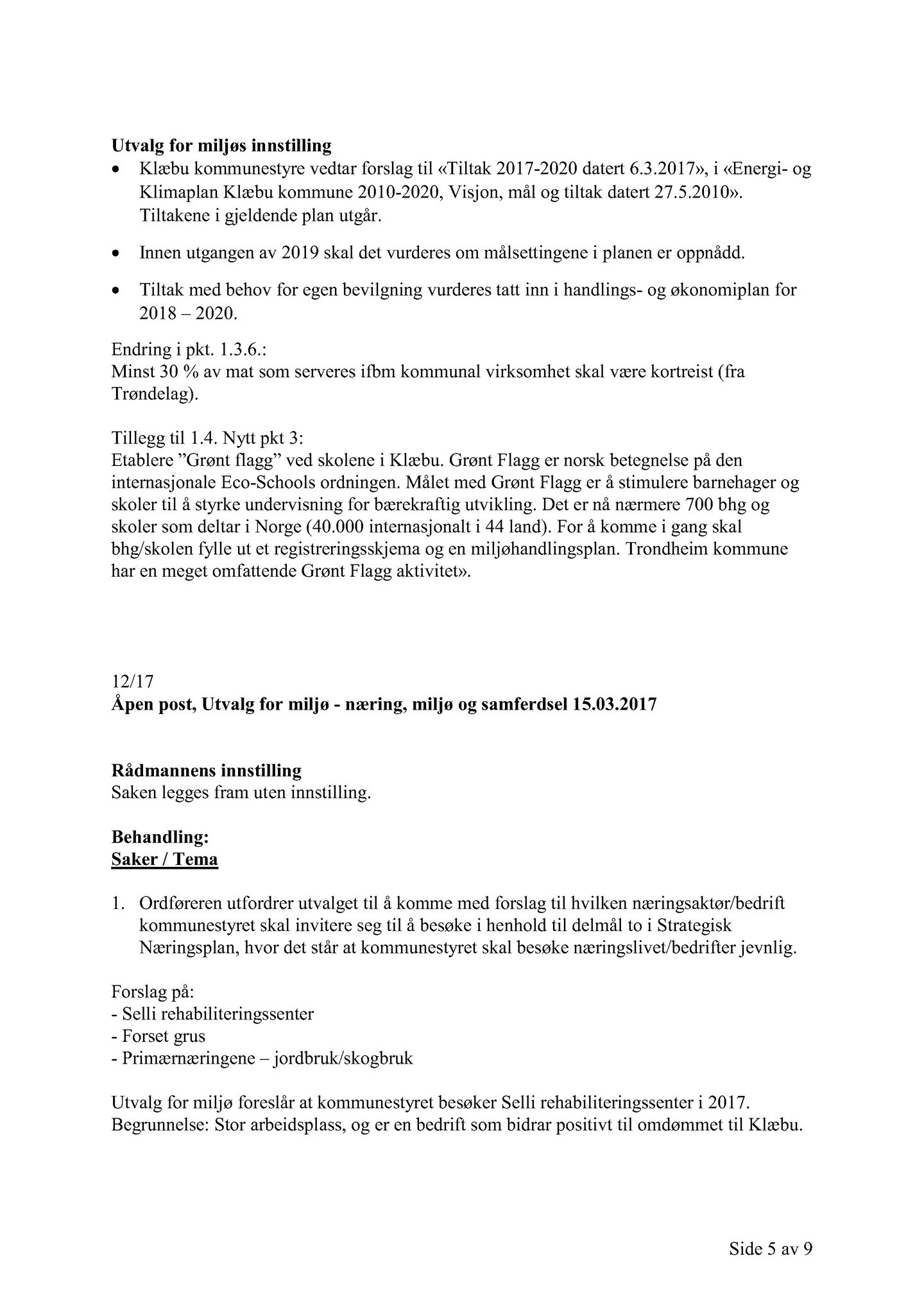 Klæbu Kommune, TRKO/KK/06-UM/L004: Utvalg for miljø - Møtedokumenter 2017, 2017, p. 517