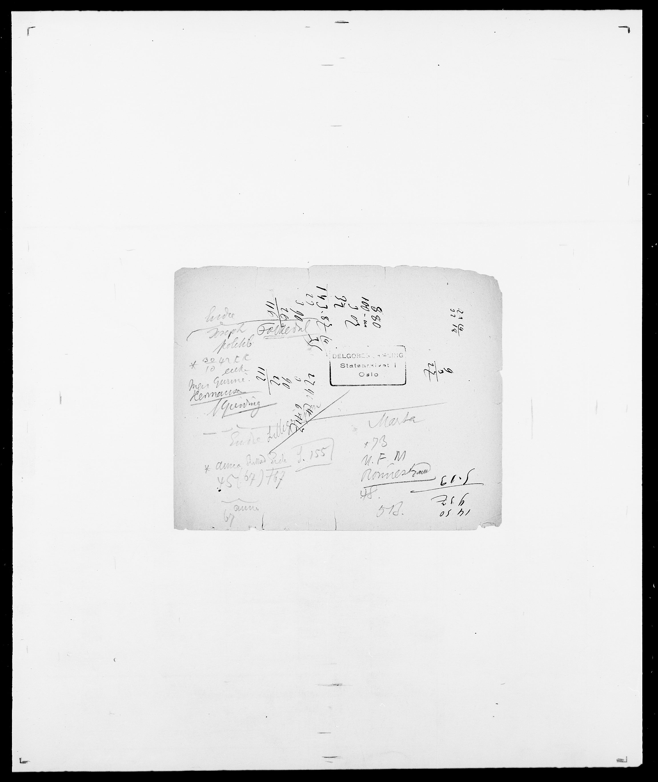 Delgobe, Charles Antoine - samling, AV/SAO-PAO-0038/D/Da/L0012: Flor, Floer, Flohr - Fritzner, p. 567