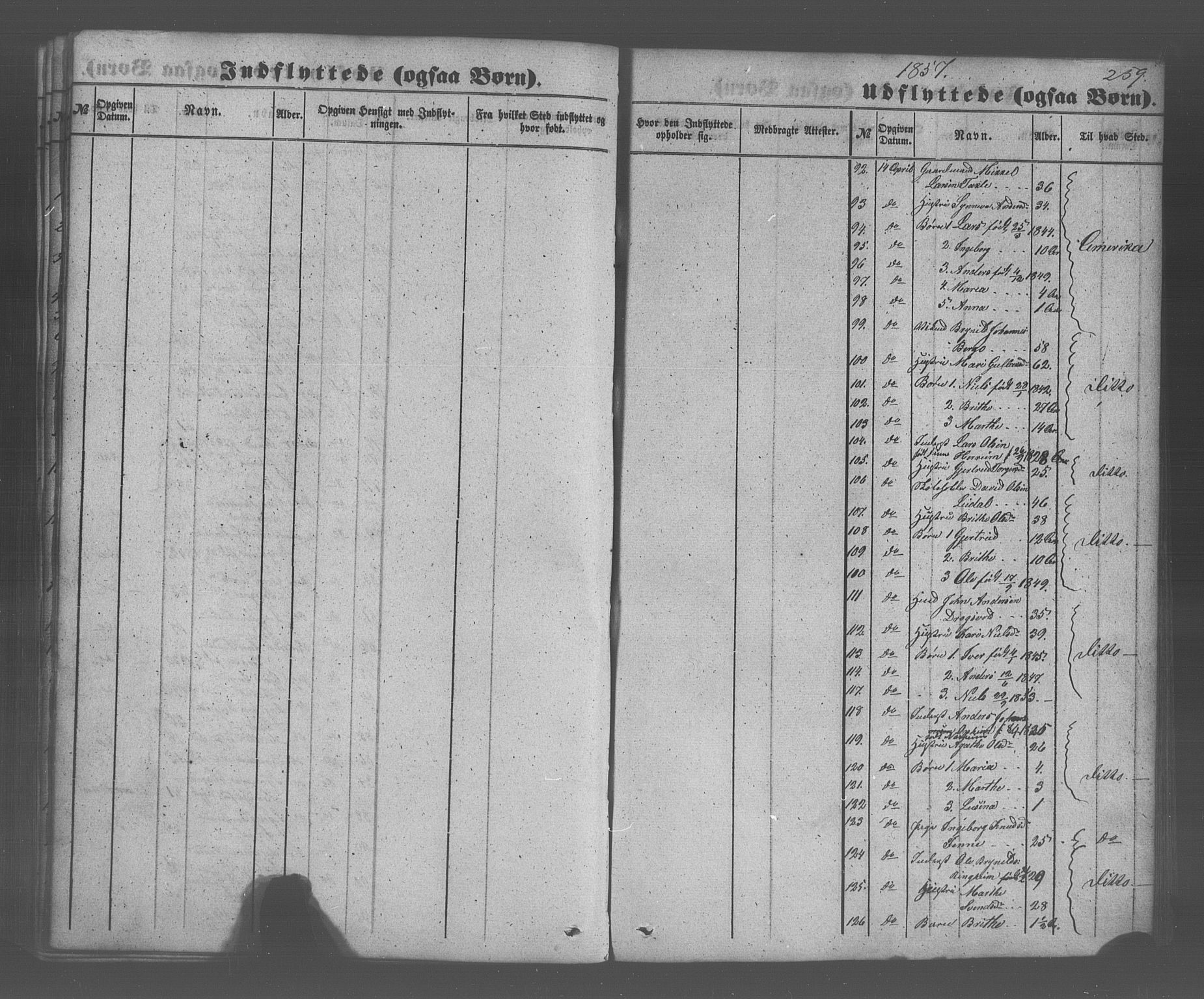 Voss sokneprestembete, SAB/A-79001/H/Haa: Parish register (official) no. A 20, 1855-1886, p. 259