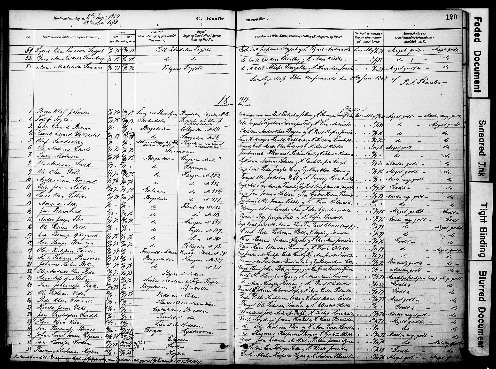 Ministerialprotokoller, klokkerbøker og fødselsregistre - Sør-Trøndelag, SAT/A-1456/681/L0933: Parish register (official) no. 681A11, 1879-1890, p. 120
