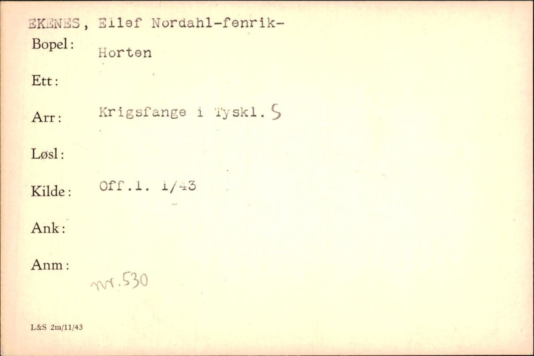 Forsvaret, Forsvarets krigshistoriske avdeling, AV/RA-RAFA-2017/Y/Yf/L0200: II-C-11-2102  -  Norske krigsfanger i Tyskland, 1940-1945, p. 212