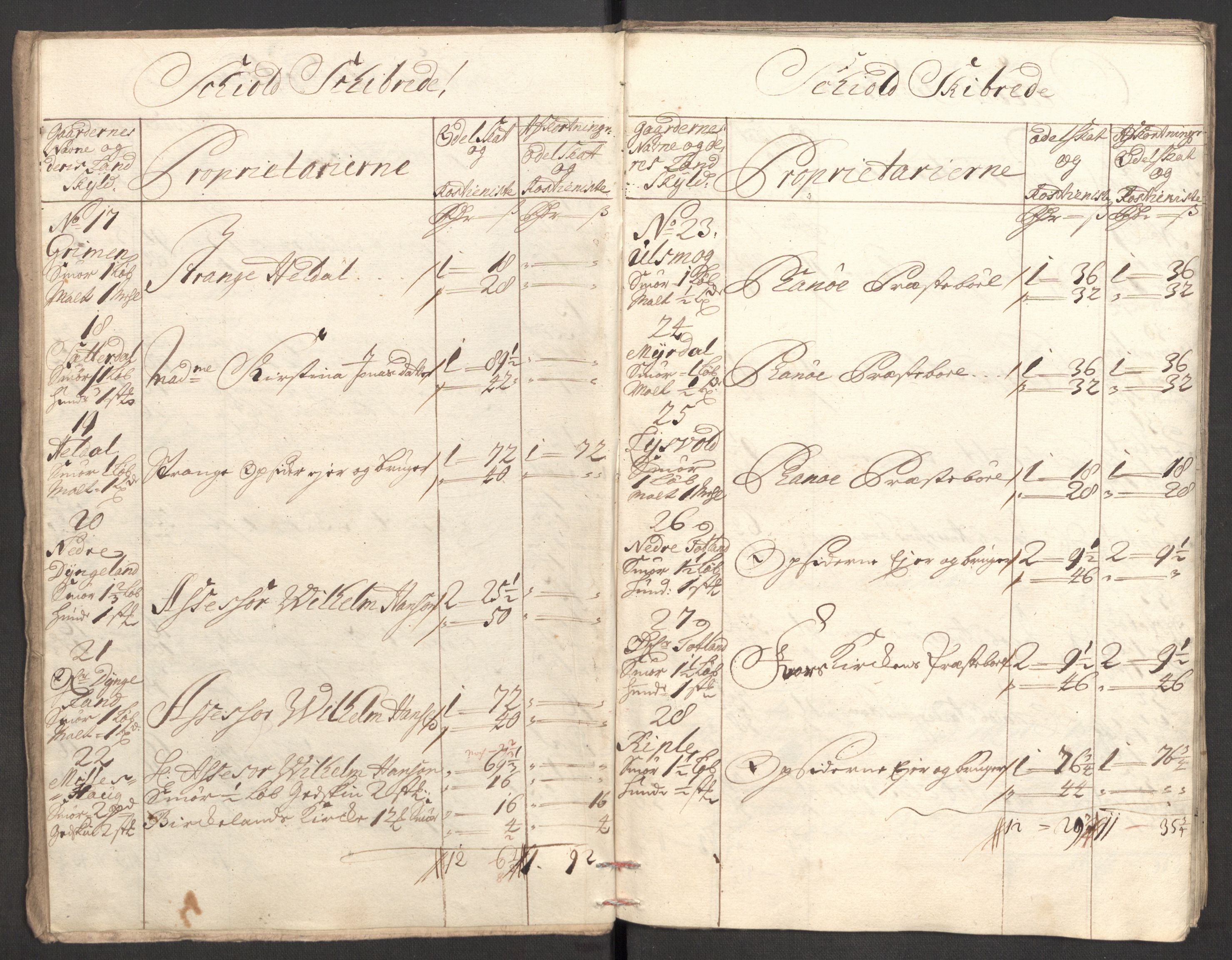 Rentekammeret inntil 1814, Reviderte regnskaper, Fogderegnskap, AV/RA-EA-4092/R51/L3190: Fogderegnskap Nordhordland og Voss, 1709, p. 44