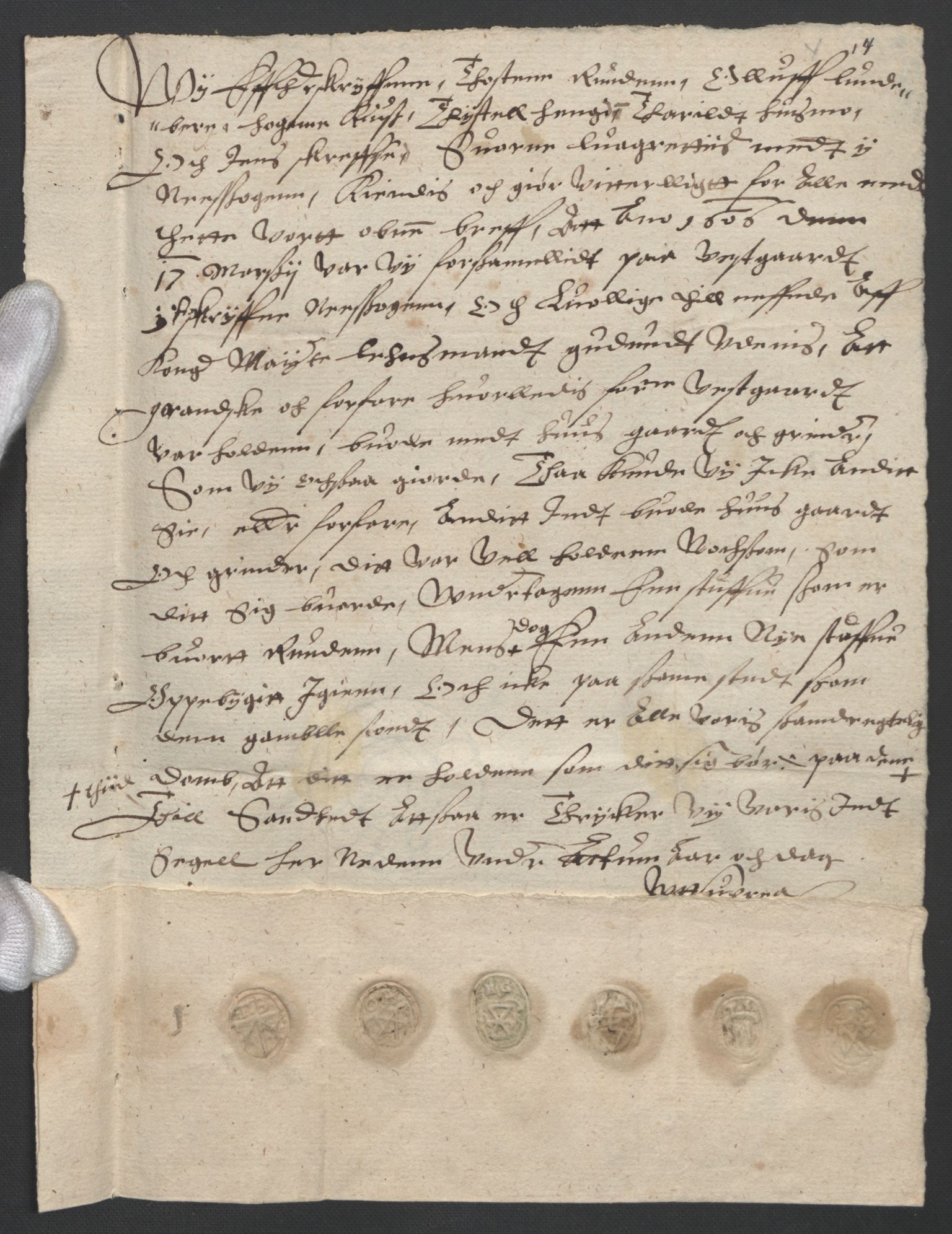 Oslo stiftsdireksjon, SAO/A-11085/G/Gb/L0001: Bispestolens dokumenter, 1584-1612, p. 56