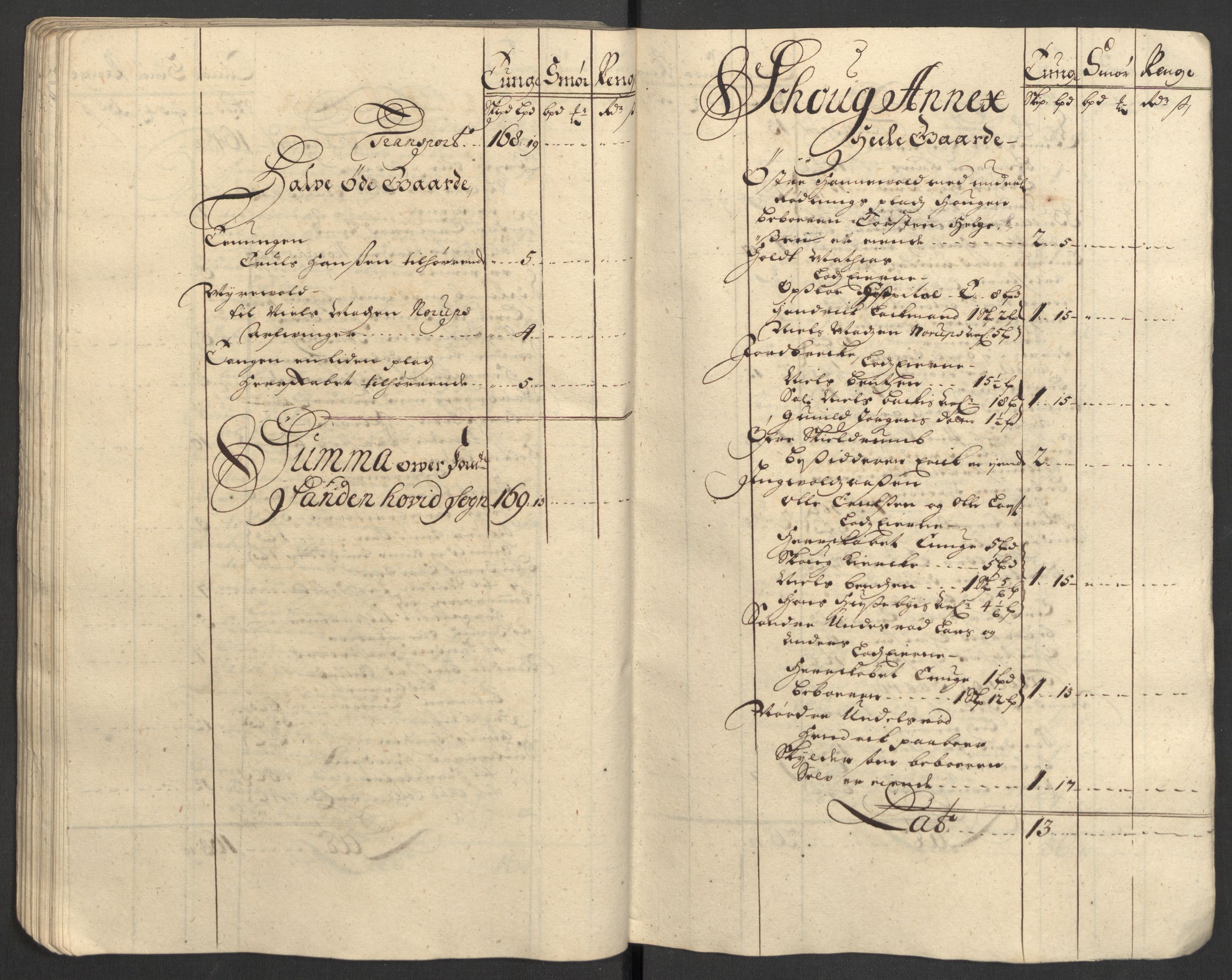 Rentekammeret inntil 1814, Reviderte regnskaper, Fogderegnskap, RA/EA-4092/R32/L1872: Fogderegnskap Jarlsberg grevskap, 1706-1707, p. 374