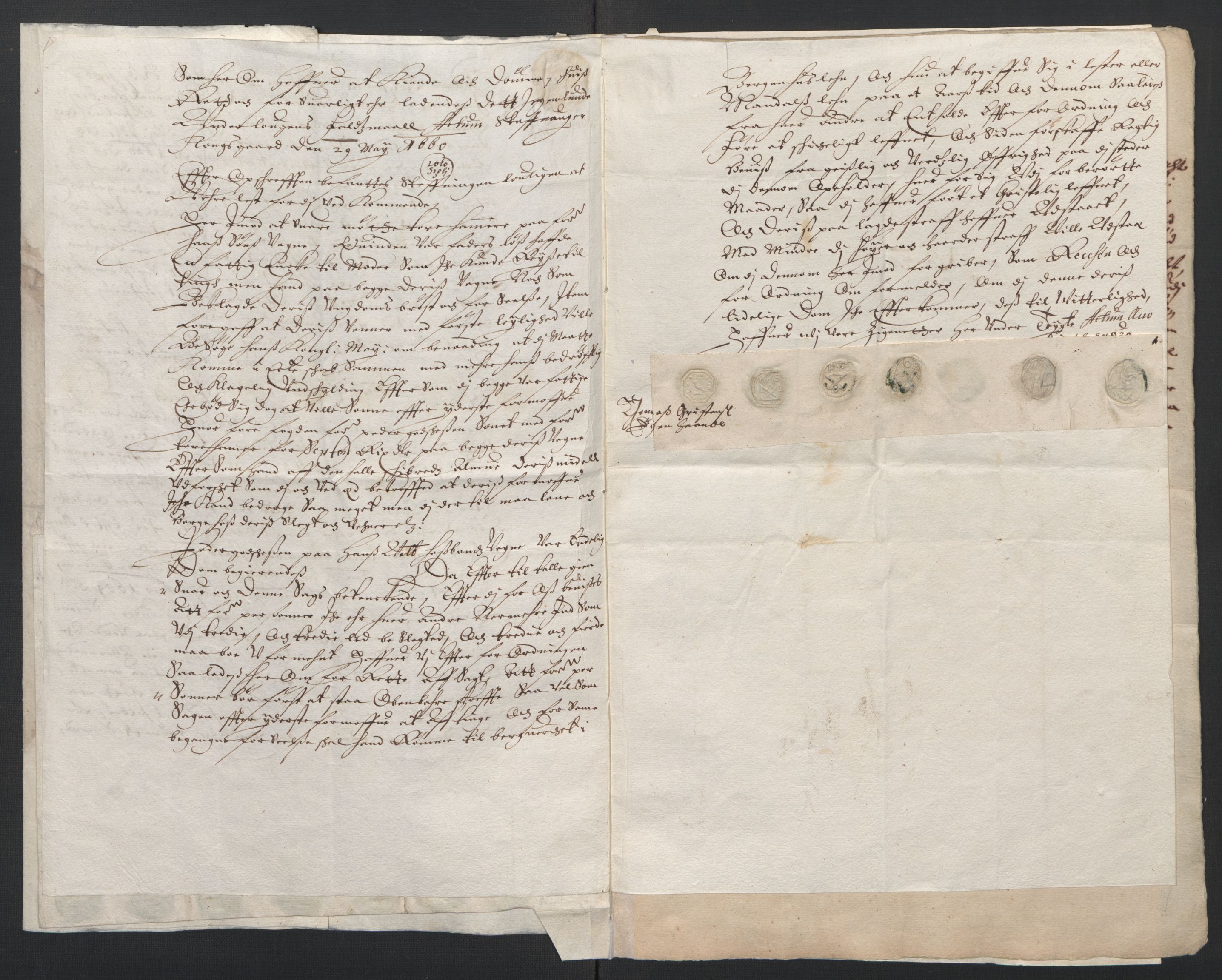 Rentekammeret inntil 1814, Reviderte regnskaper, Lensregnskaper, AV/RA-EA-5023/R/Rb/Rbs/L0042: Stavanger len, 1659-1661