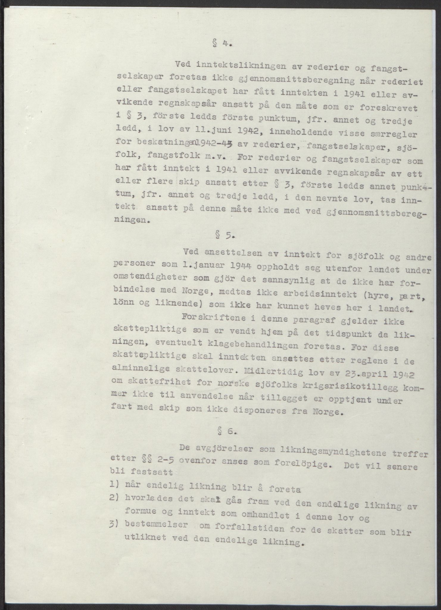 NS-administrasjonen 1940-1945 (Statsrådsekretariatet, de kommisariske statsråder mm), AV/RA-S-4279/D/Db/L0100: Lover, 1944, p. 72