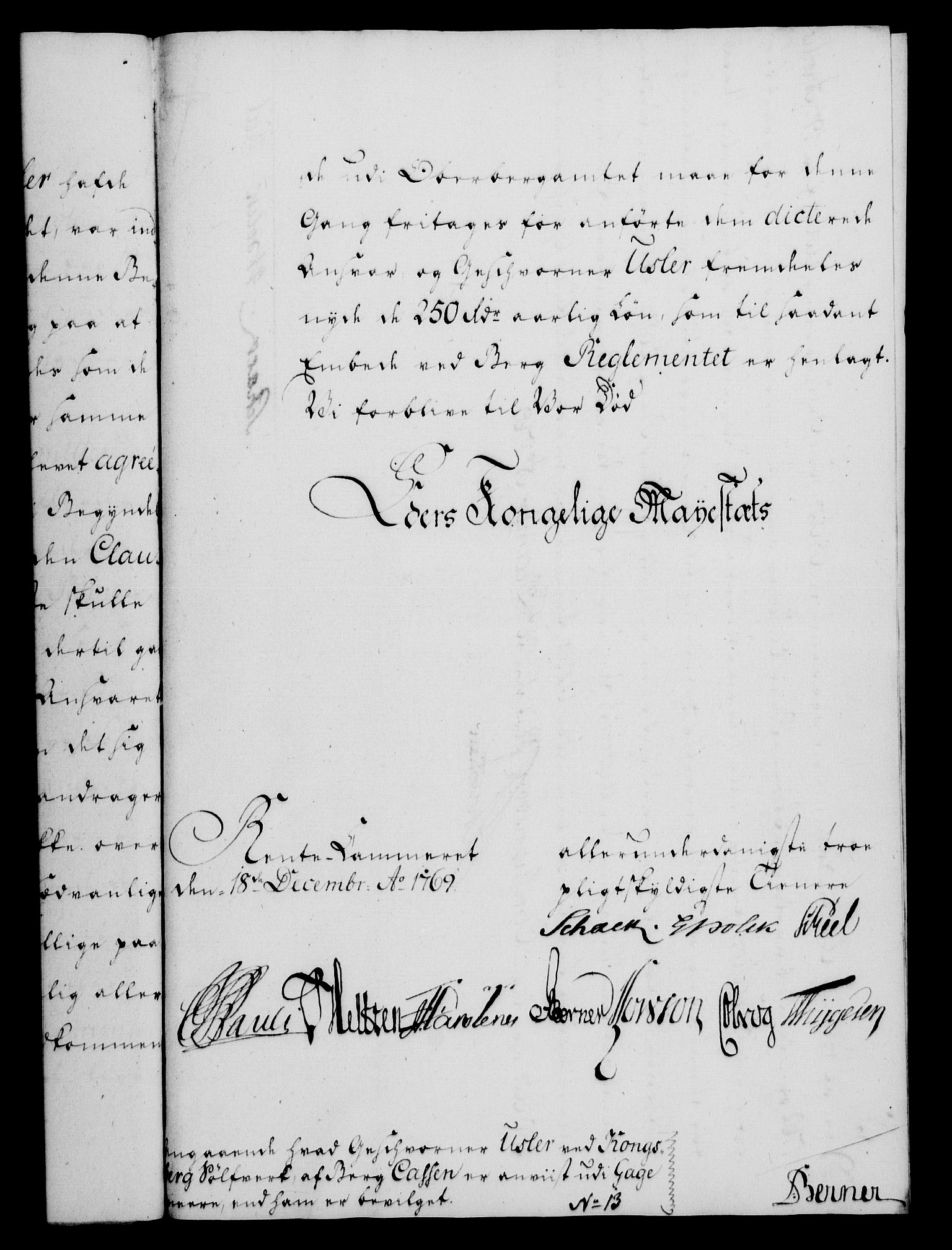 Rentekammeret, Kammerkanselliet, AV/RA-EA-3111/G/Gf/Gfa/L0051: Norsk relasjons- og resolusjonsprotokoll (merket RK 52.51), 1769, p. 300