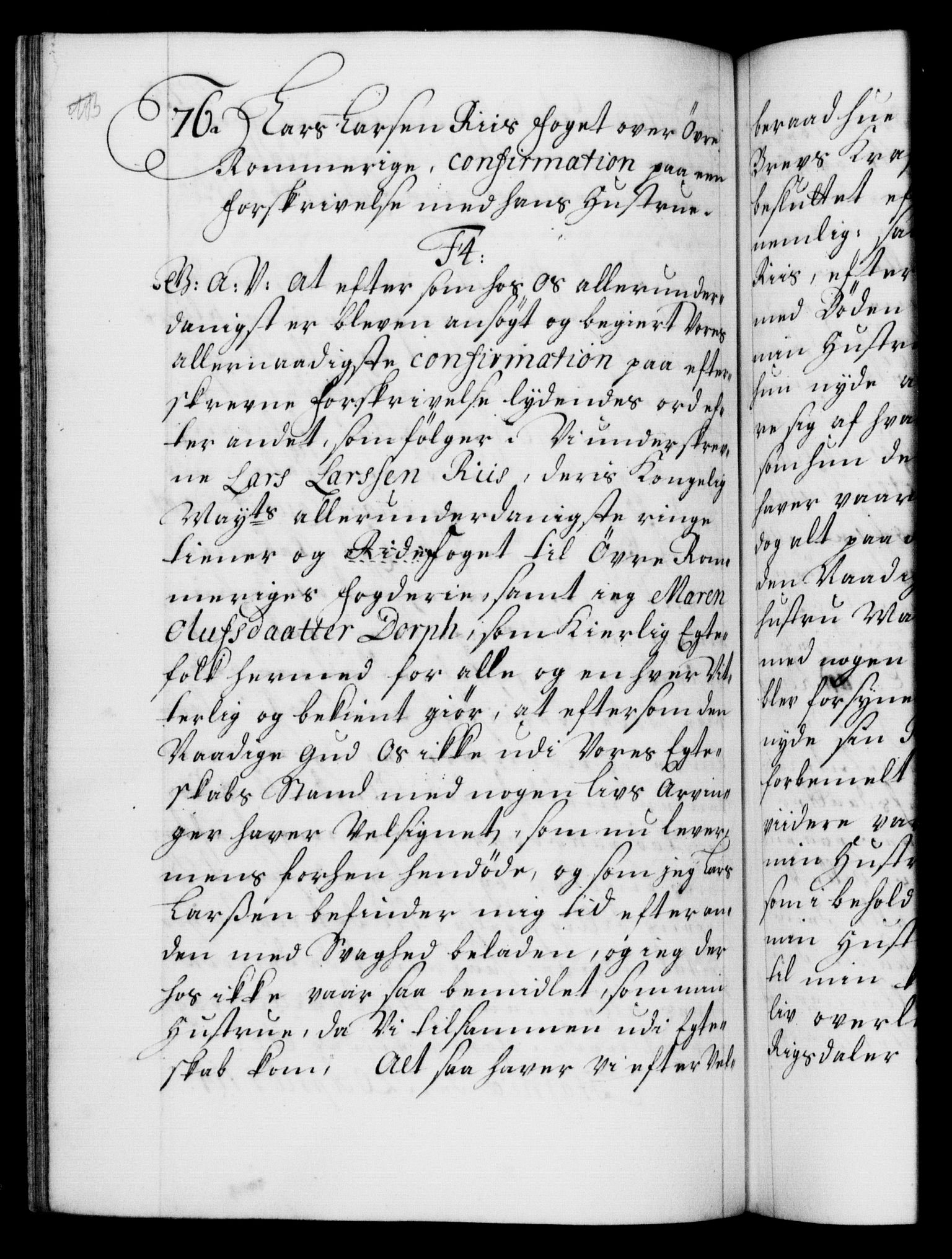 Danske Kanselli 1572-1799, AV/RA-EA-3023/F/Fc/Fca/Fcaa/L0021: Norske registre, 1712-1715, p. 275b