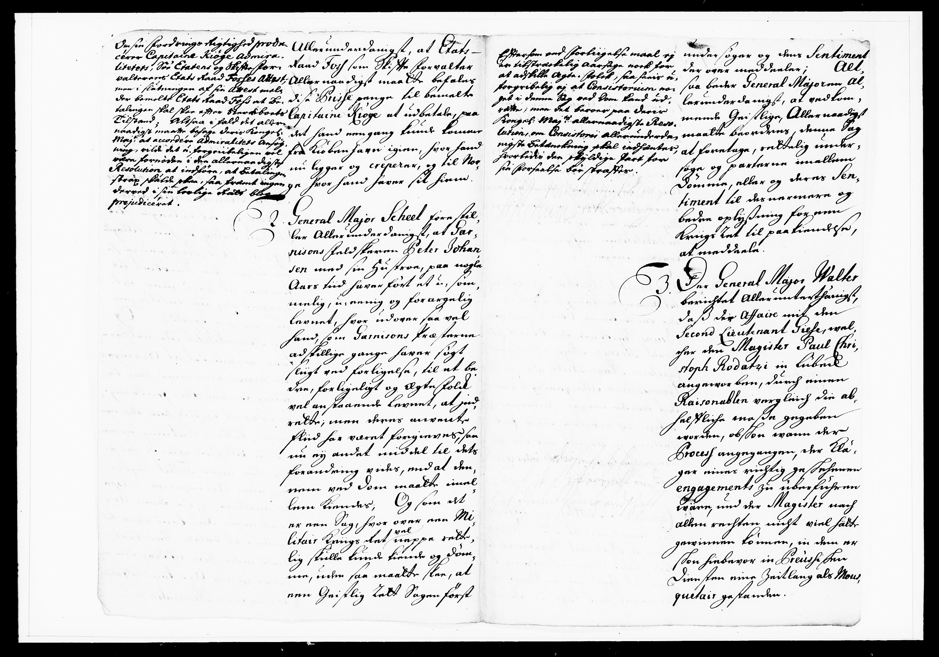 Krigskollegiet, Krigskancelliet, DRA/A-0006/-/1103-1107: Refererede sager, 1732, p. 236