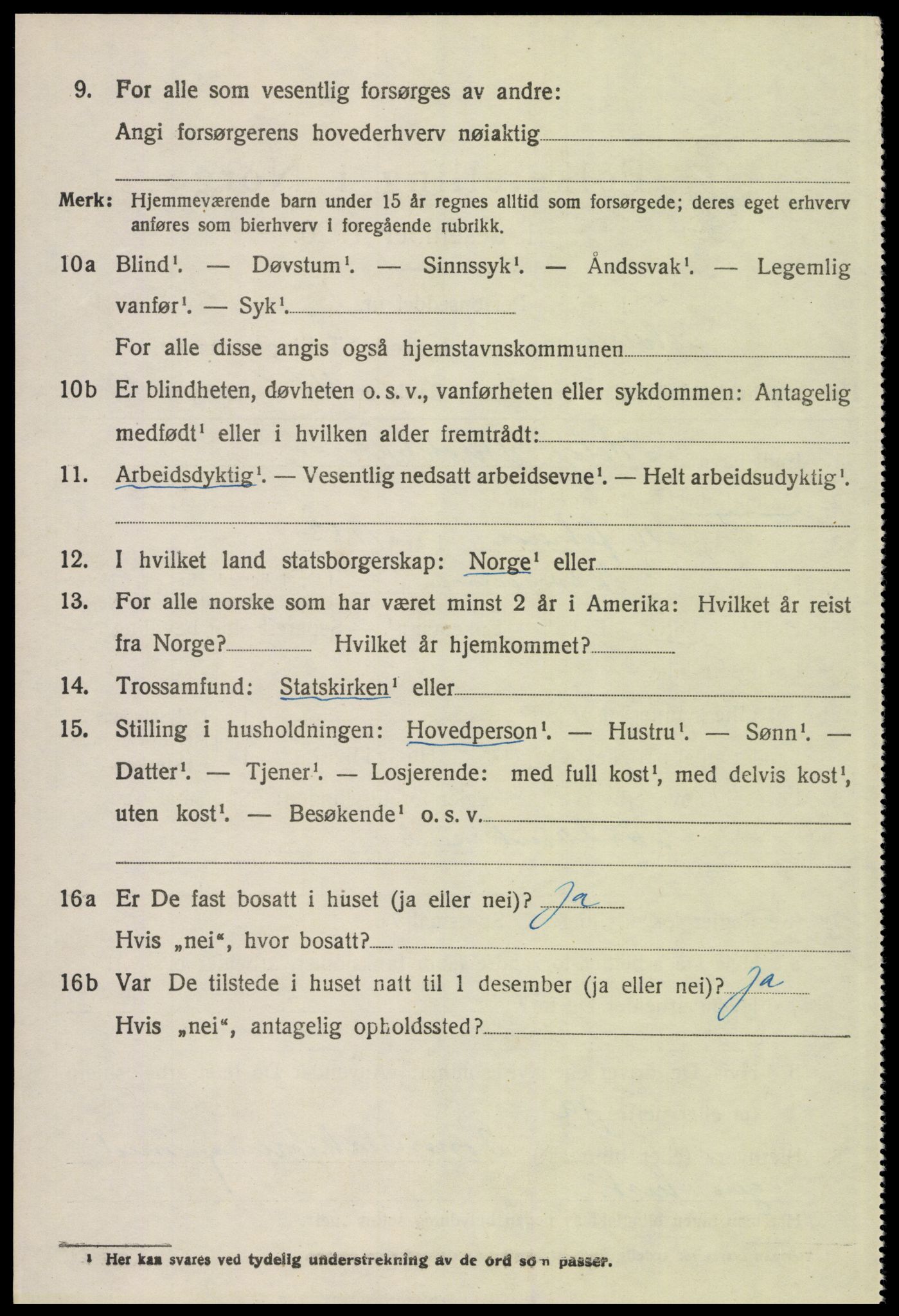 SAH, 1920 census for Elverum, 1920, p. 20875