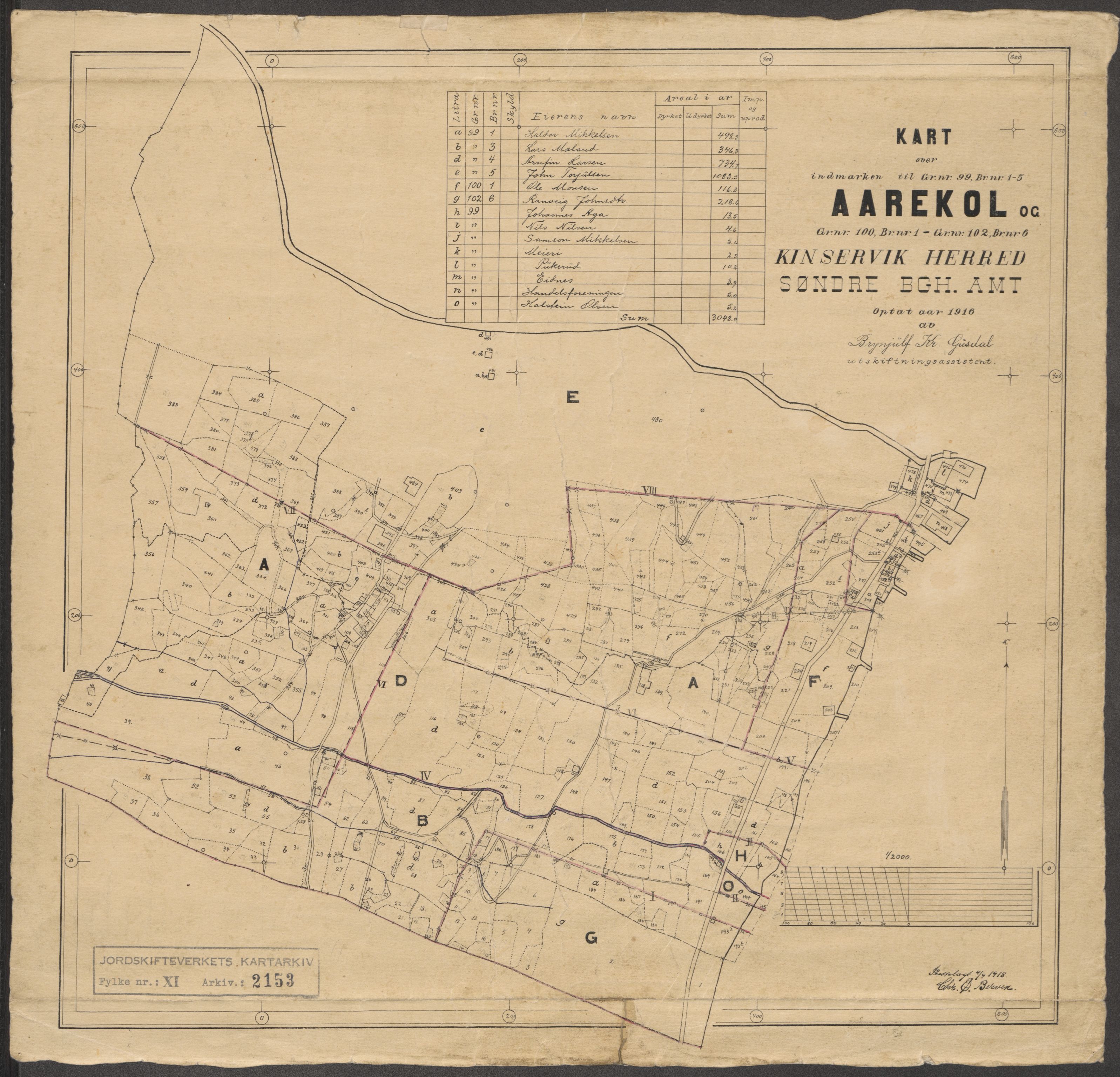 Jordskifteverkets kartarkiv, AV/RA-S-3929/T, 1859-1988, p. 2376