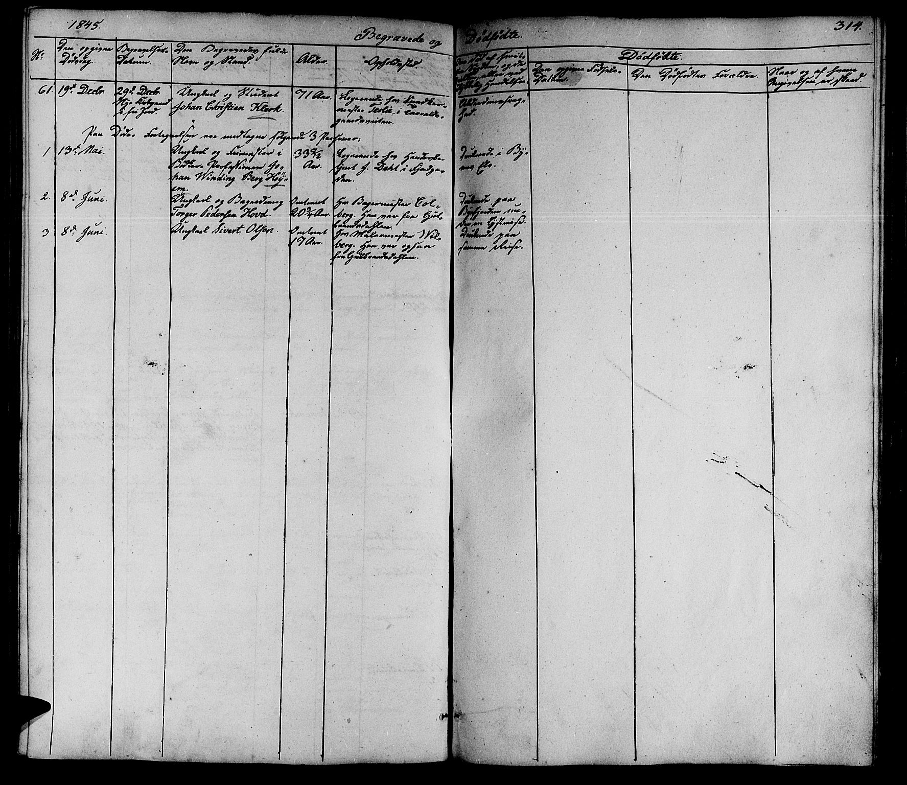 Ministerialprotokoller, klokkerbøker og fødselsregistre - Sør-Trøndelag, SAT/A-1456/602/L0136: Parish register (copy) no. 602C04, 1833-1845, p. 314