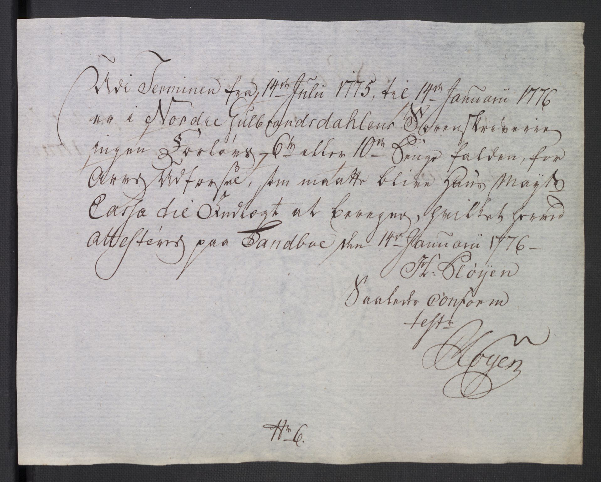 Rentekammeret inntil 1814, Reviderte regnskaper, Mindre regnskaper, AV/RA-EA-4068/Rb/L0014: Opplands amt, 1771-1779, p. 928