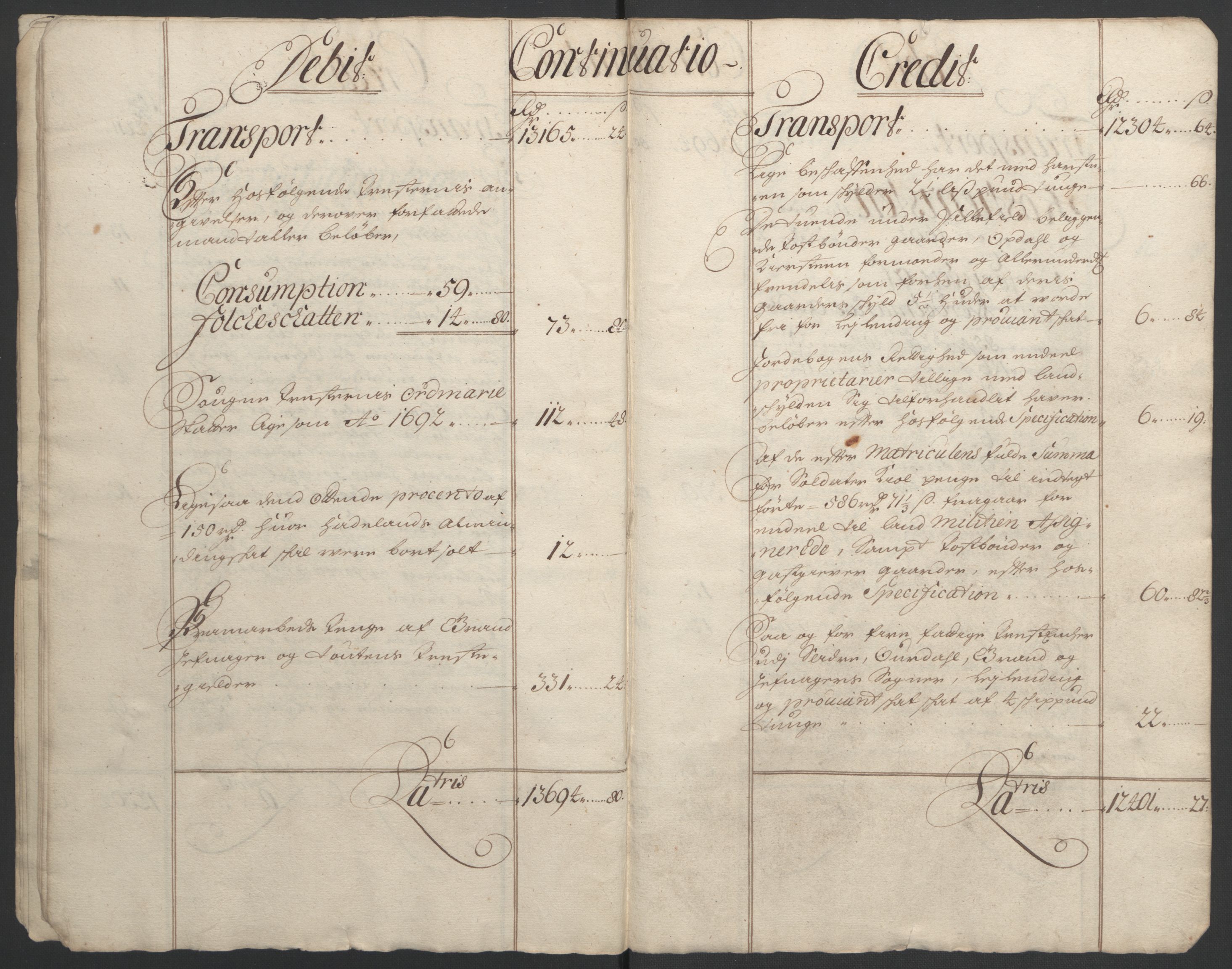 Rentekammeret inntil 1814, Reviderte regnskaper, Fogderegnskap, AV/RA-EA-4092/R18/L1292: Fogderegnskap Hadeland, Toten og Valdres, 1693-1694, p. 13