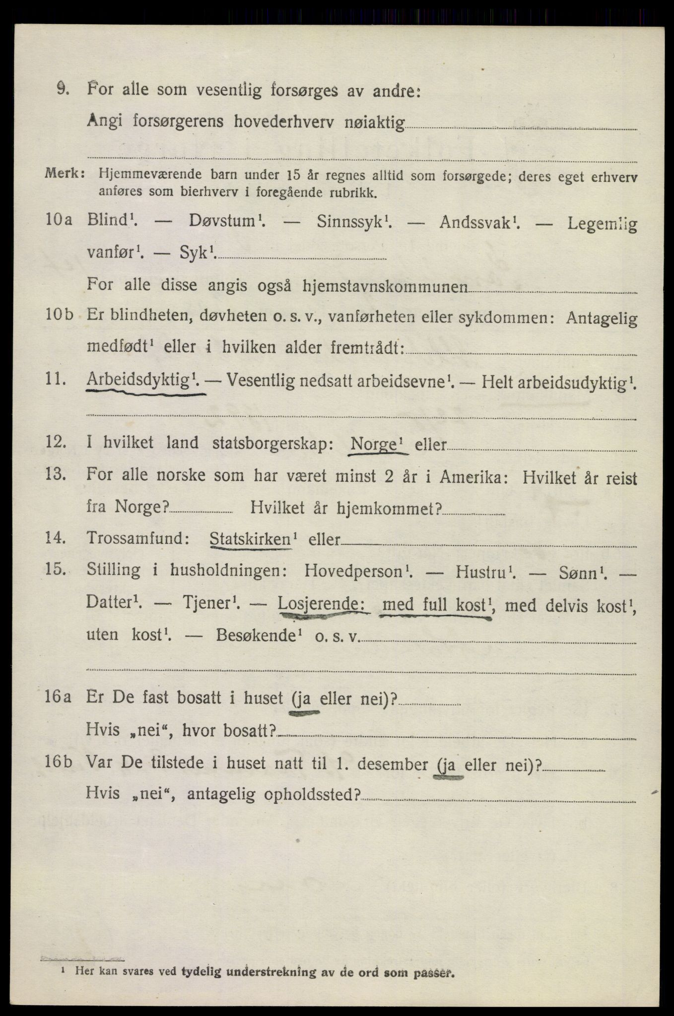 SAKO, 1920 census for Sandeherred, 1920, p. 20205