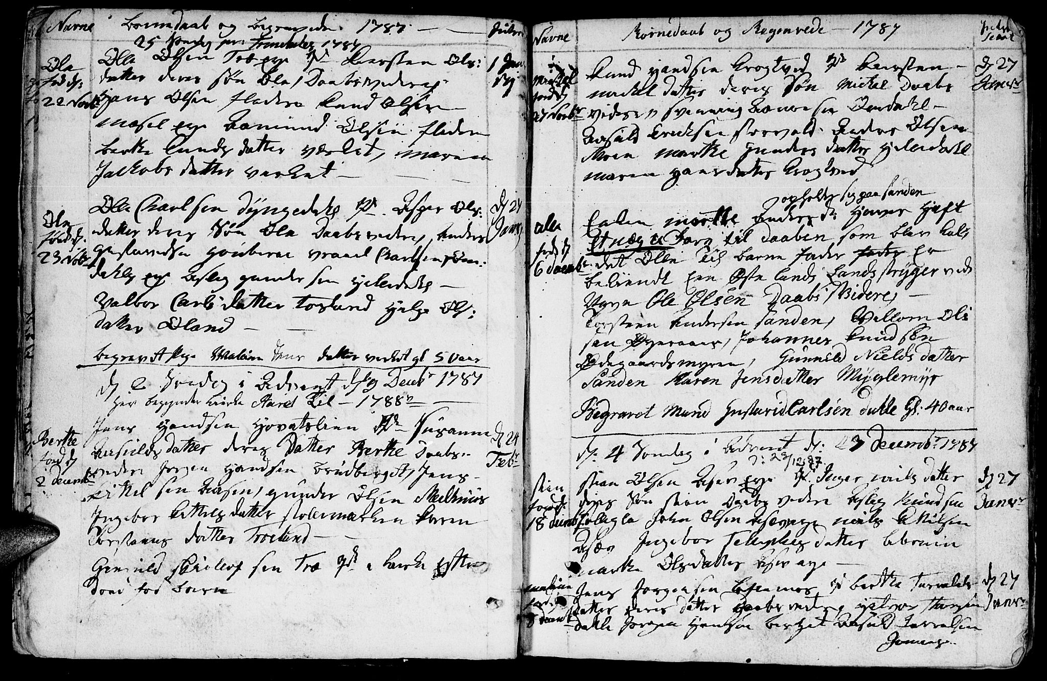 Froland sokneprestkontor, AV/SAK-1111-0013/F/Fb/L0005: Parish register (copy) no. B 5, 1786-1816, p. 8