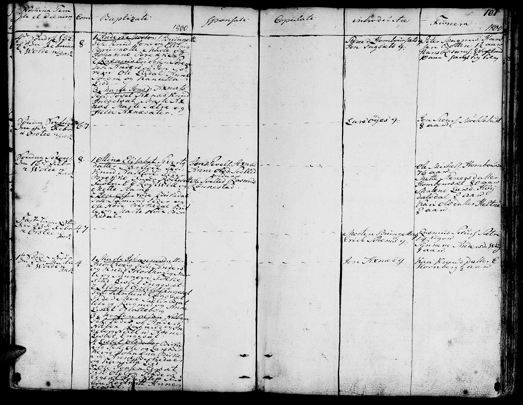 Ministerialprotokoller, klokkerbøker og fødselsregistre - Møre og Romsdal, AV/SAT-A-1454/511/L0137: Parish register (official) no. 511A04, 1787-1816, p. 101