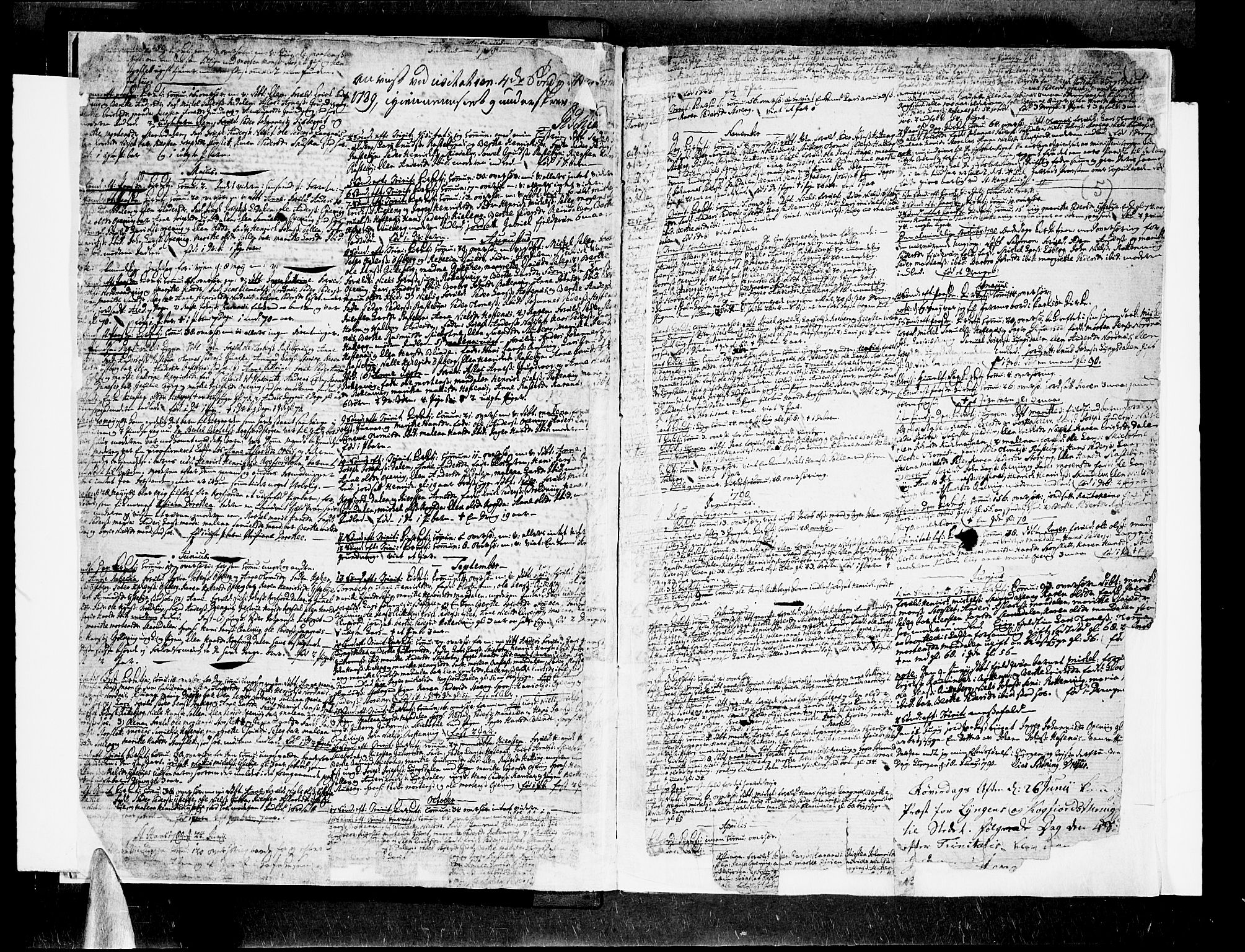 Lyngen sokneprestembete, AV/SATØ-S-1289/H/He/Hea/L0002kirke: Parish register (official) no. 2, 1785-1840, p. 5