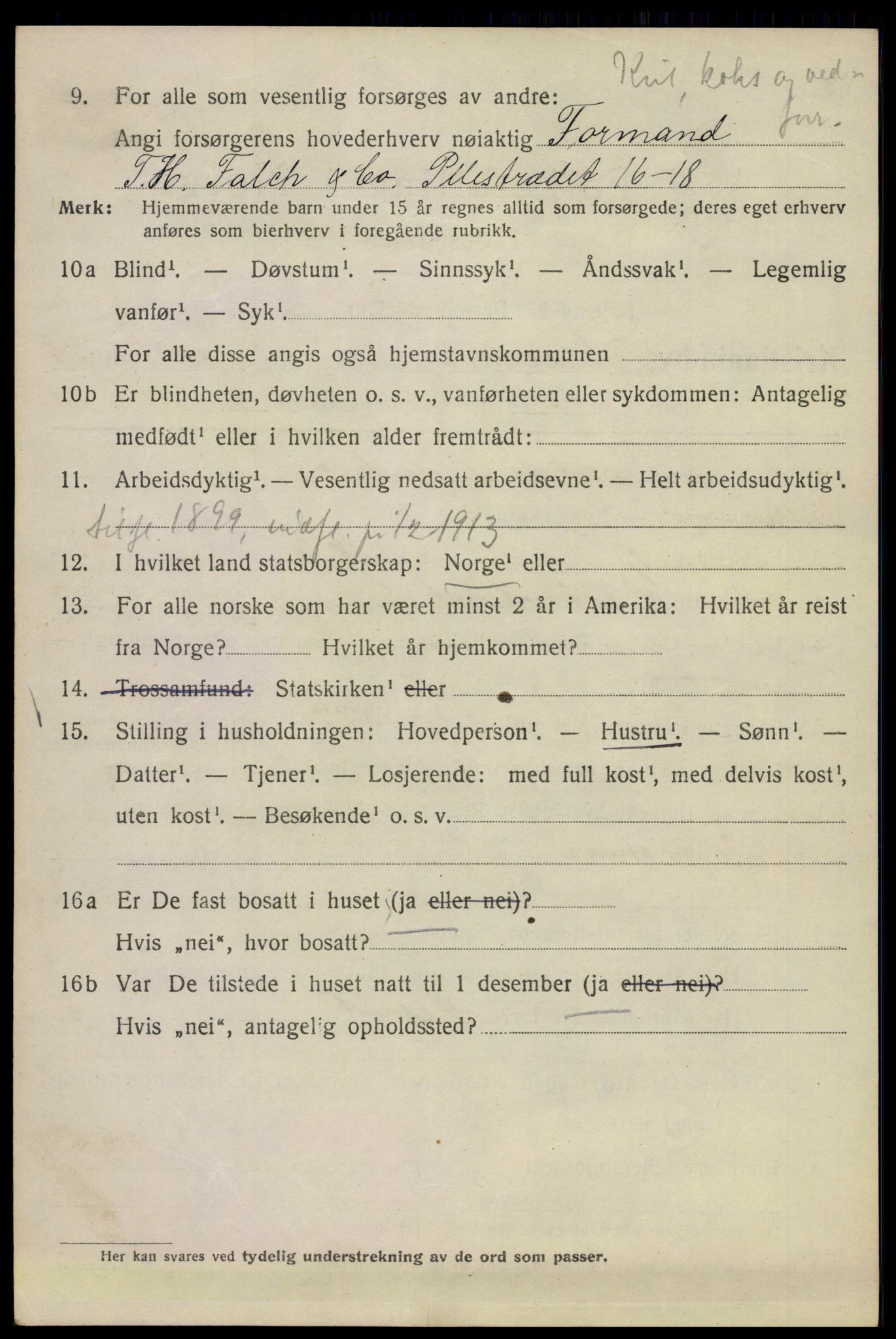 SAO, 1920 census for Kristiania, 1920, p. 392146