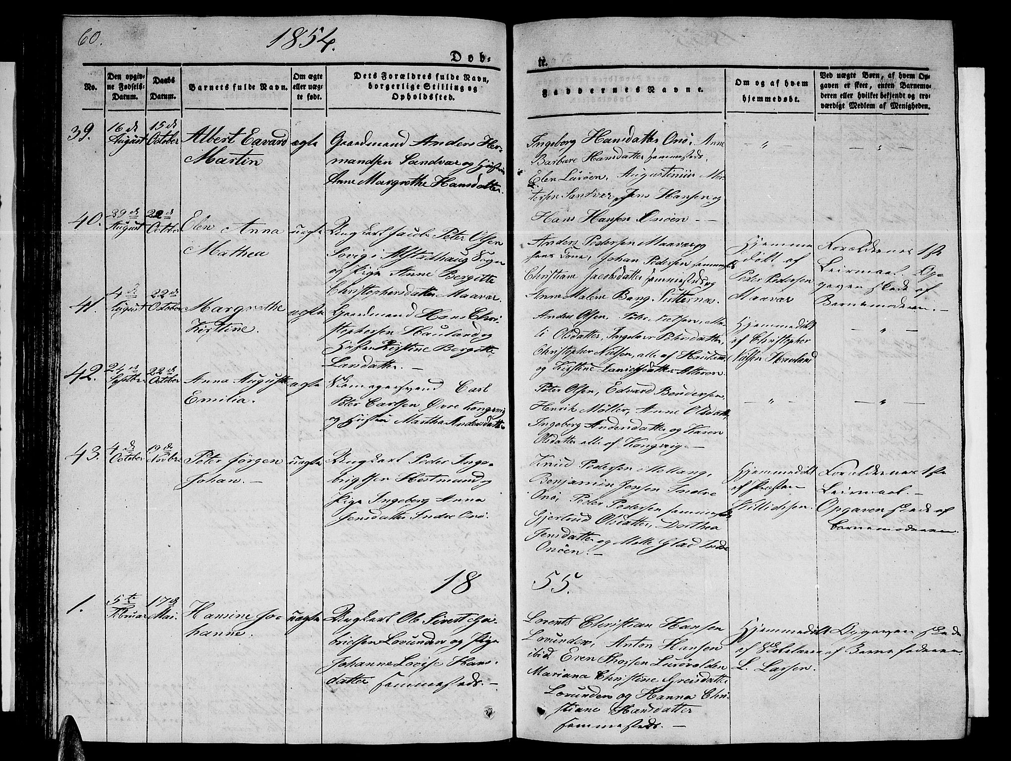 Ministerialprotokoller, klokkerbøker og fødselsregistre - Nordland, AV/SAT-A-1459/839/L0572: Parish register (copy) no. 839C02, 1841-1873, p. 60