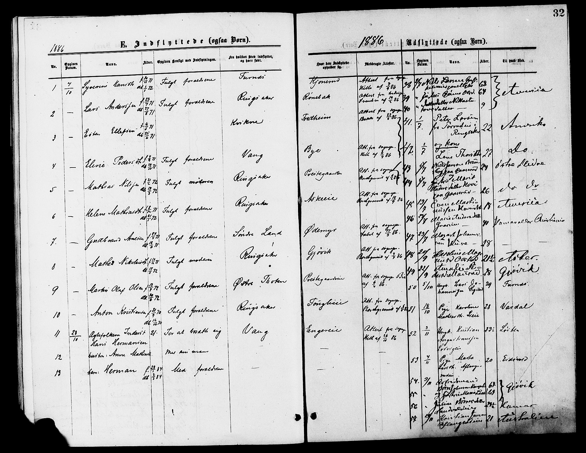 Nes prestekontor, Hedmark, AV/SAH-PREST-020/K/Ka/L0007: Parish register (official) no. 7, 1877-1886, p. 32