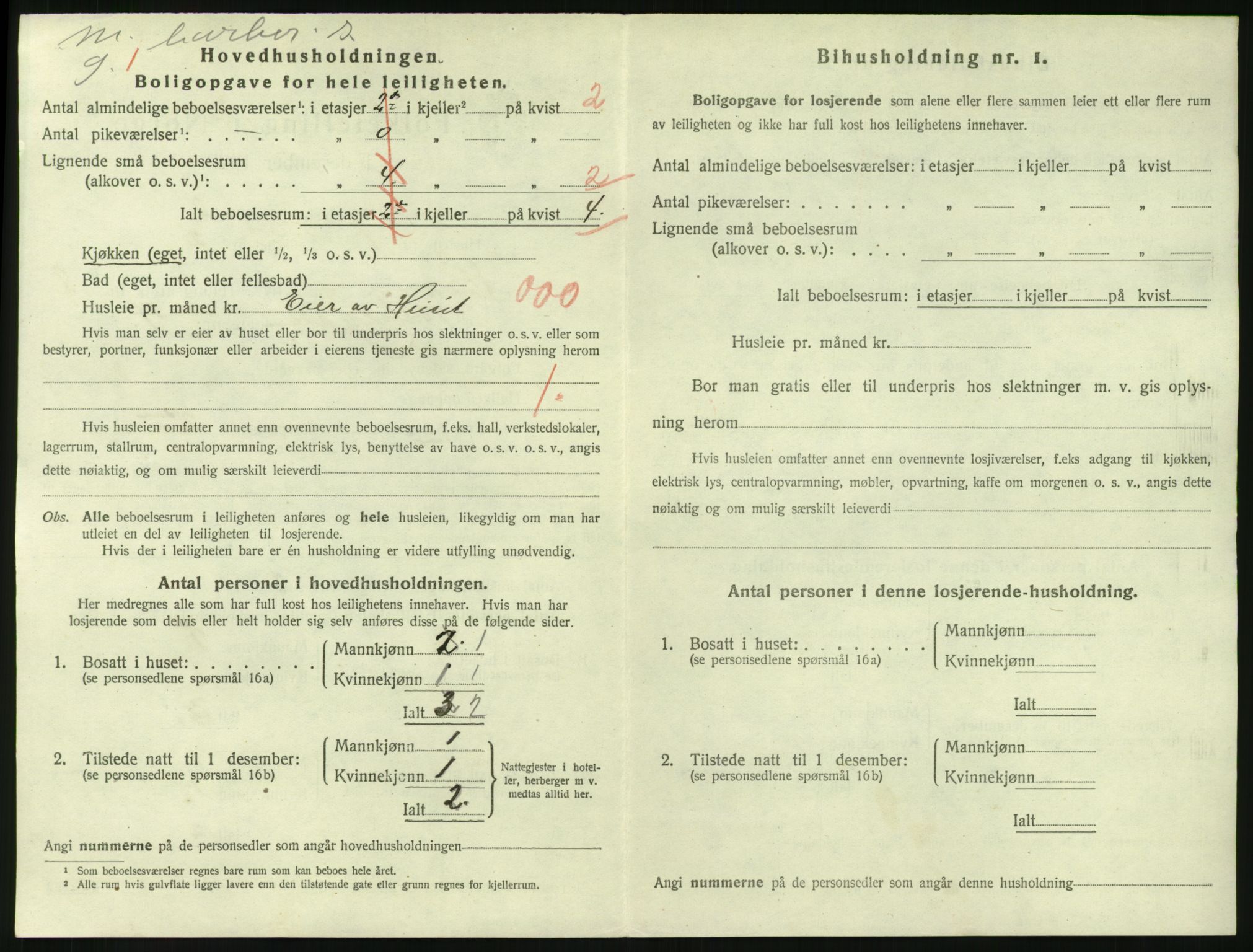 SAKO, 1920 census for Larvik, 1920, p. 3431