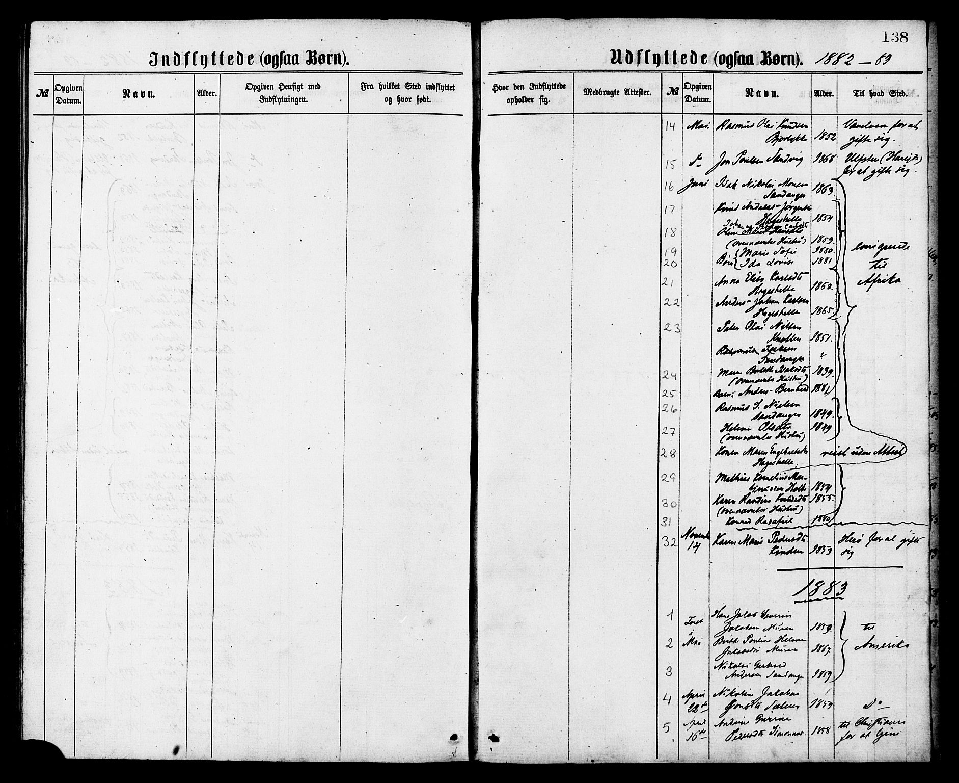 Ministerialprotokoller, klokkerbøker og fødselsregistre - Møre og Romsdal, AV/SAT-A-1454/503/L0035: Parish register (official) no. 503A03, 1865-1884, p. 138