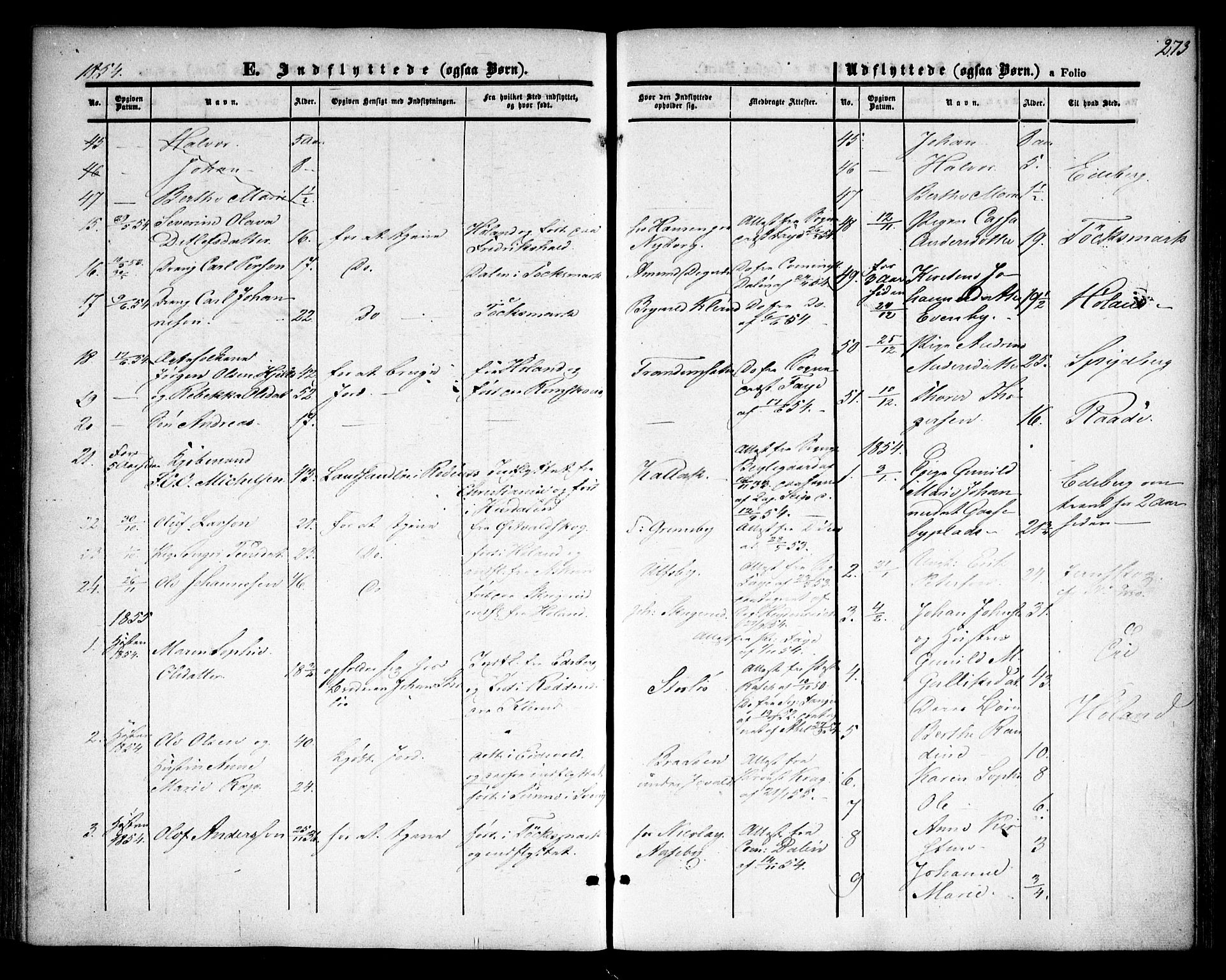 Rødenes prestekontor Kirkebøker, AV/SAO-A-2005/F/Fa/L0006: Parish register (official) no. I 6, 1850-1859, p. 273