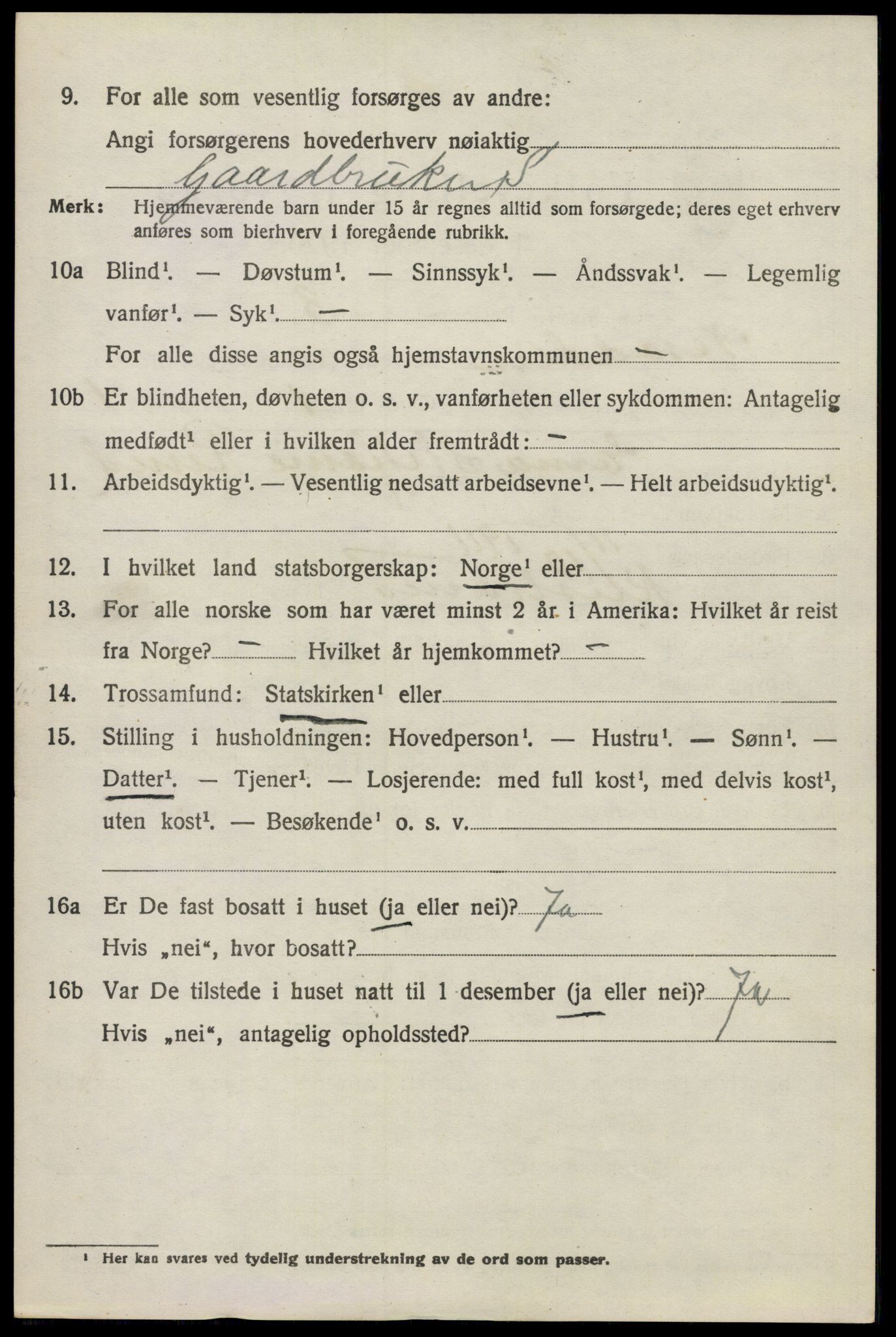 SAO, 1920 census for Nesodden, 1920, p. 2396