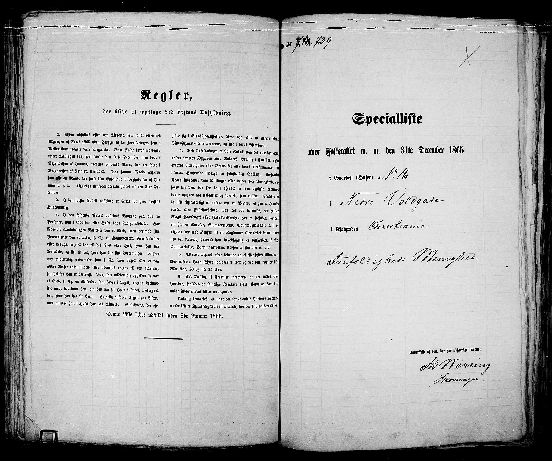 RA, 1865 census for Kristiania, 1865, p. 1904