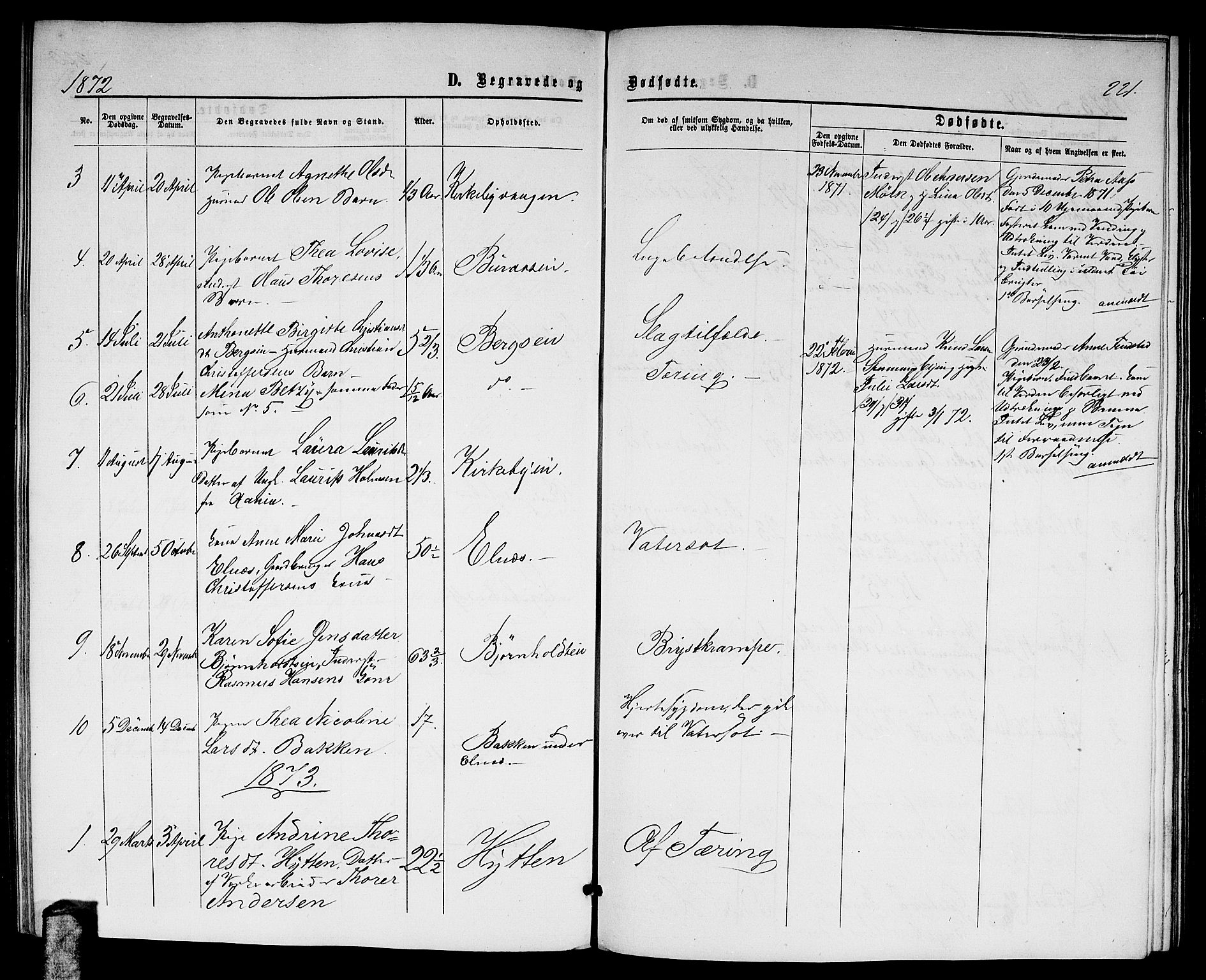 Nittedal prestekontor Kirkebøker, SAO/A-10365a/G/Gb/L0001: Parish register (copy) no. II 1, 1859-1878, p. 221