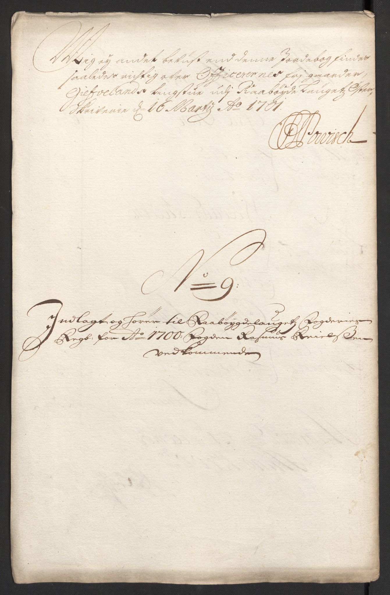 Rentekammeret inntil 1814, Reviderte regnskaper, Fogderegnskap, RA/EA-4092/R40/L2446: Fogderegnskap Råbyggelag, 1700-1702, p. 107