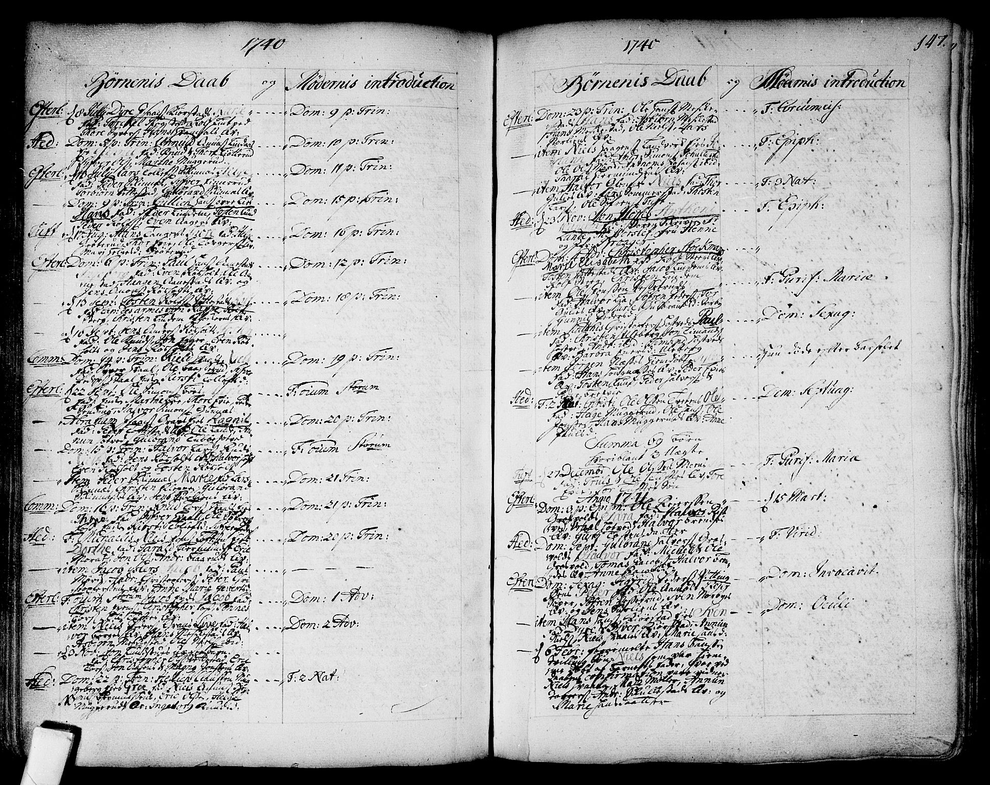 Sandsvær kirkebøker, AV/SAKO-A-244/F/Fa/L0002a: Parish register (official) no. I 2, 1725-1809, p. 147