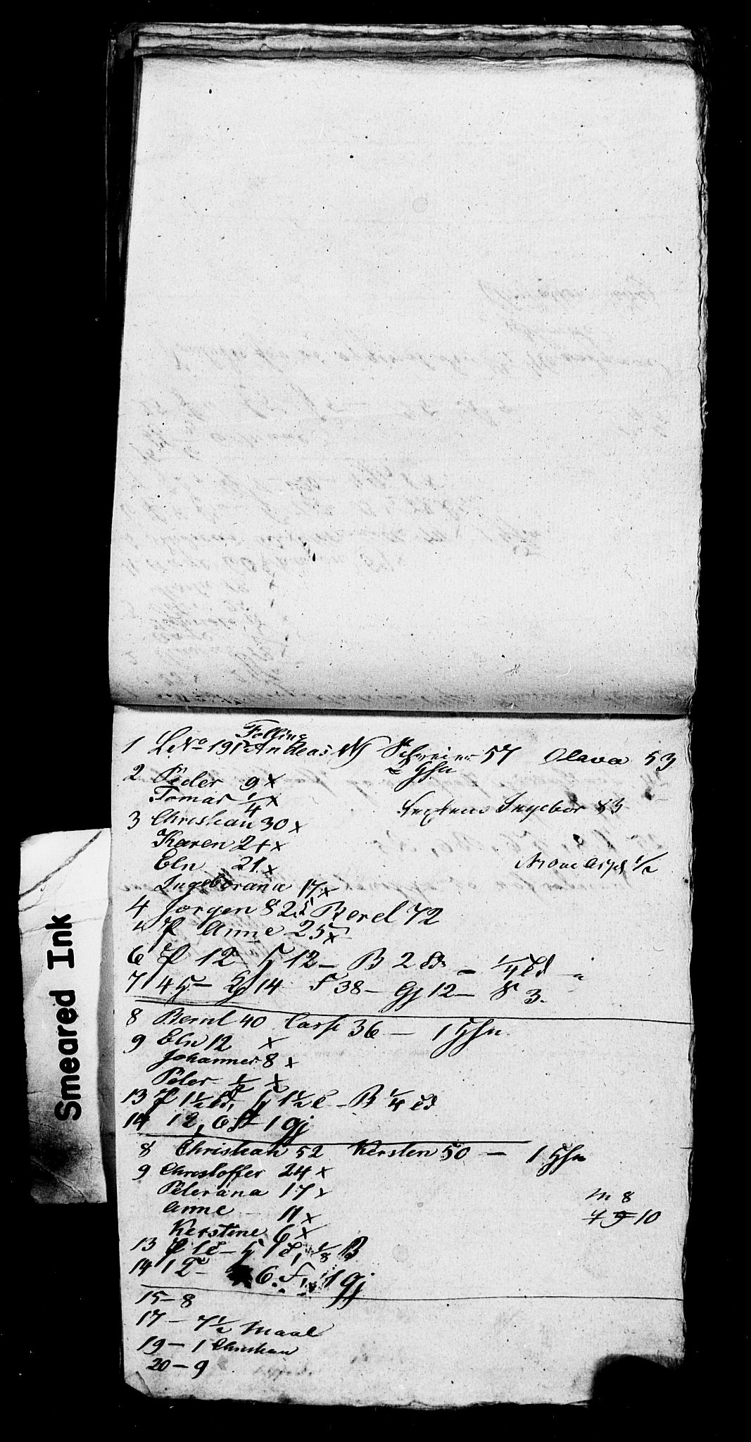 , Census 1845 for Stod, 1845, p. 256