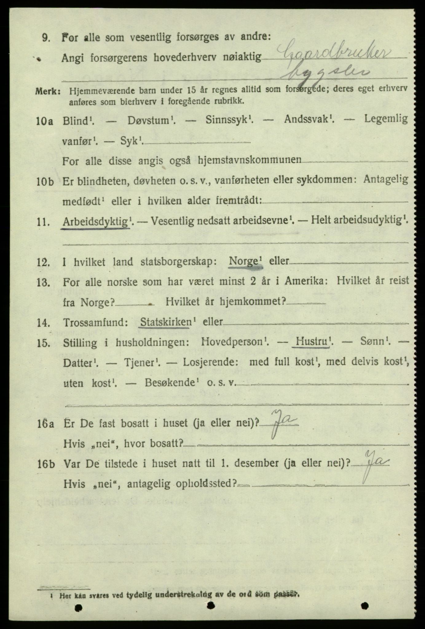 SAB, 1920 census for Kvinnherad, 1920, p. 10177