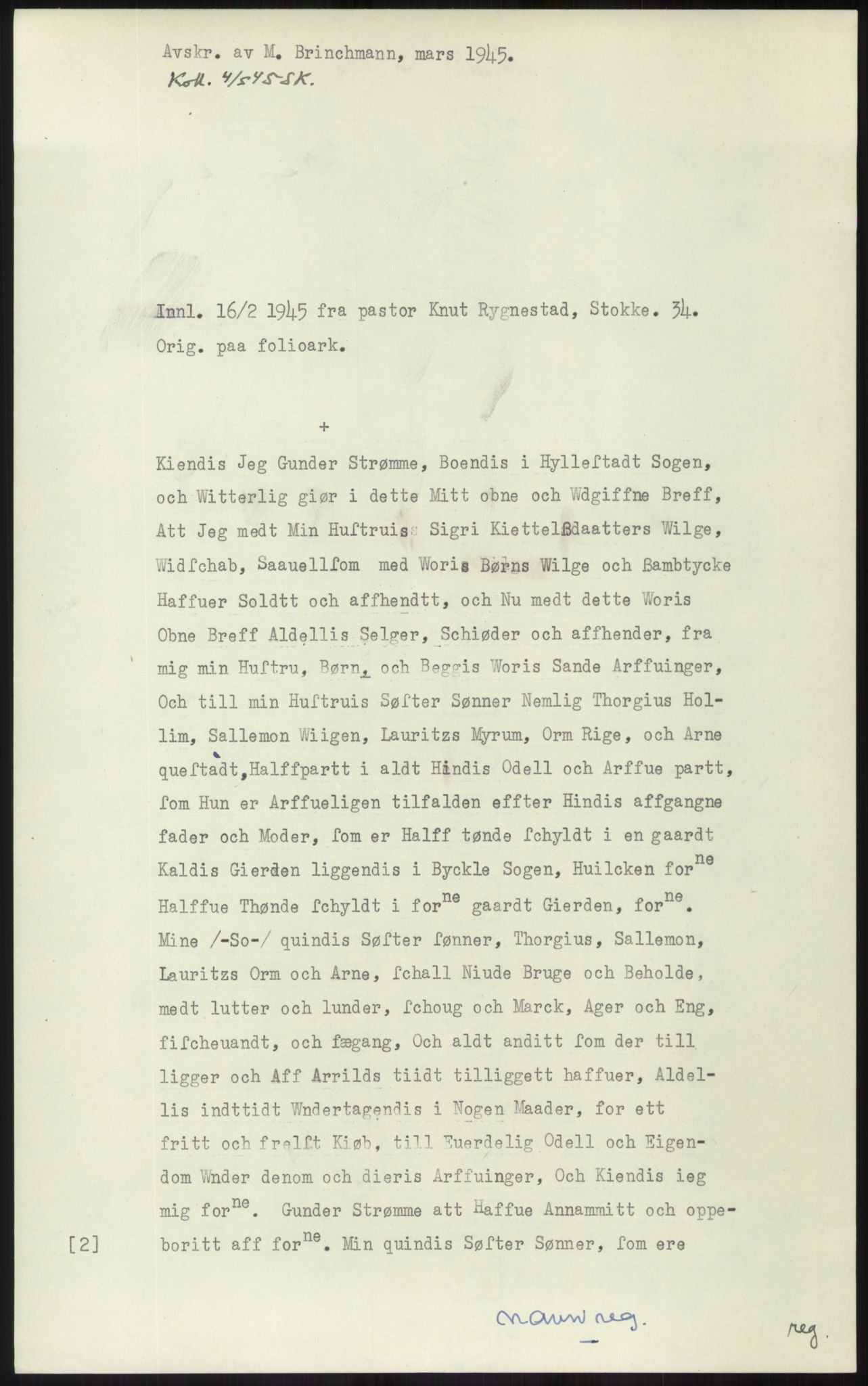 Samlinger til kildeutgivelse, Diplomavskriftsamlingen, RA/EA-4053/H/Ha, p. 1561