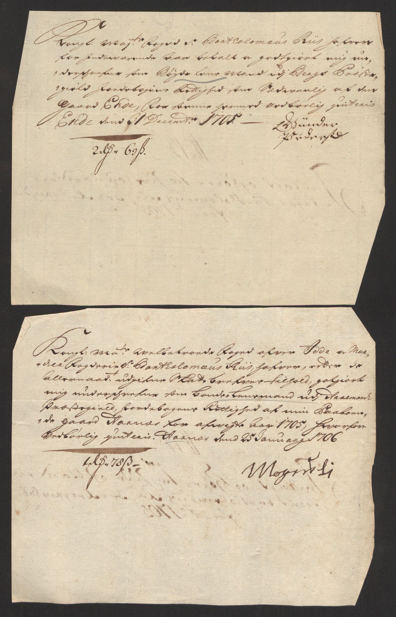 Rentekammeret inntil 1814, Reviderte regnskaper, Fogderegnskap, AV/RA-EA-4092/R01/L0017: Fogderegnskap Idd og Marker, 1704-1706, p. 318