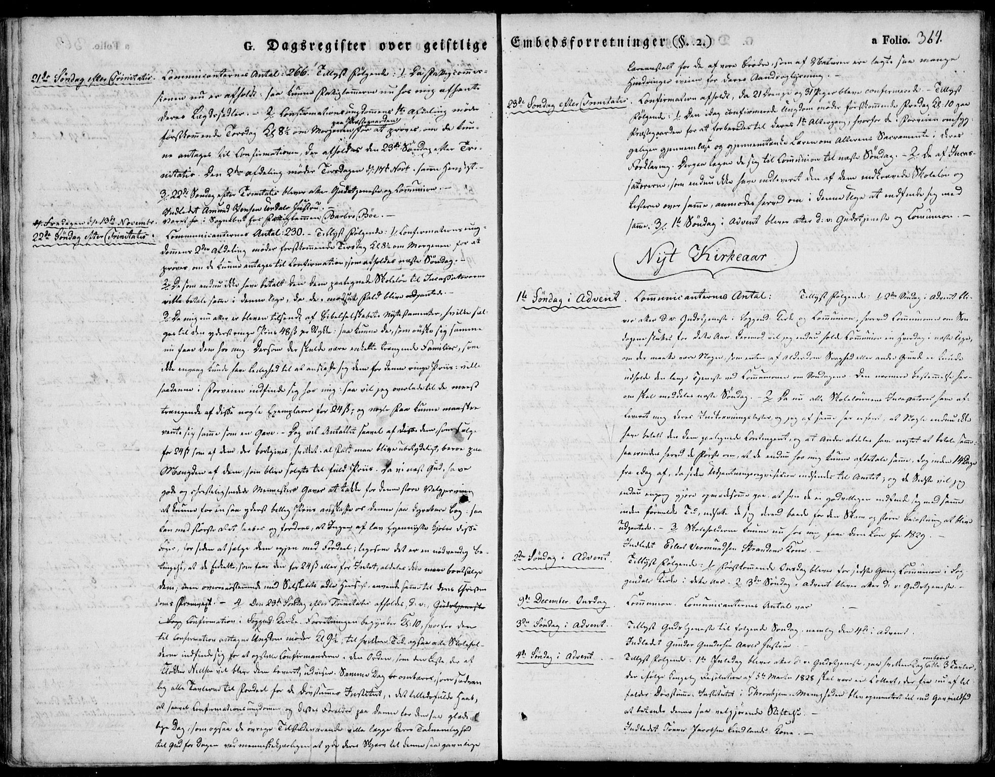 Sokndal sokneprestkontor, SAST/A-101808: Parish register (official) no. A 7.2, 1826-1842, p. 364