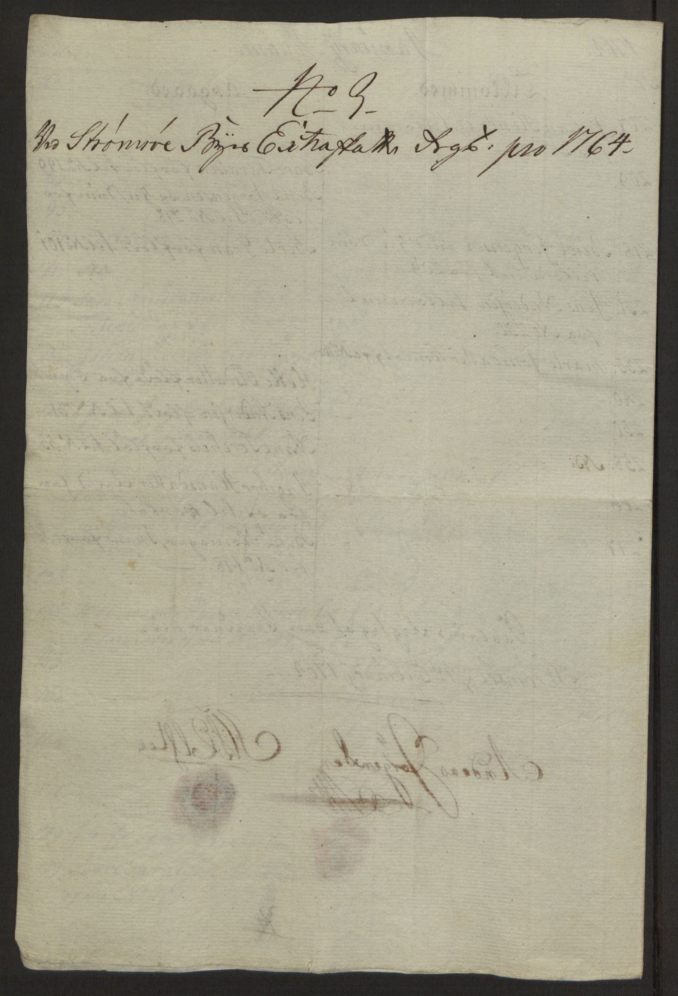 Rentekammeret inntil 1814, Reviderte regnskaper, Byregnskaper, AV/RA-EA-4066/R/Rg/L0144/0001: [G4] Kontribusjonsregnskap / Ekstraskatt, 1762-1767, p. 264