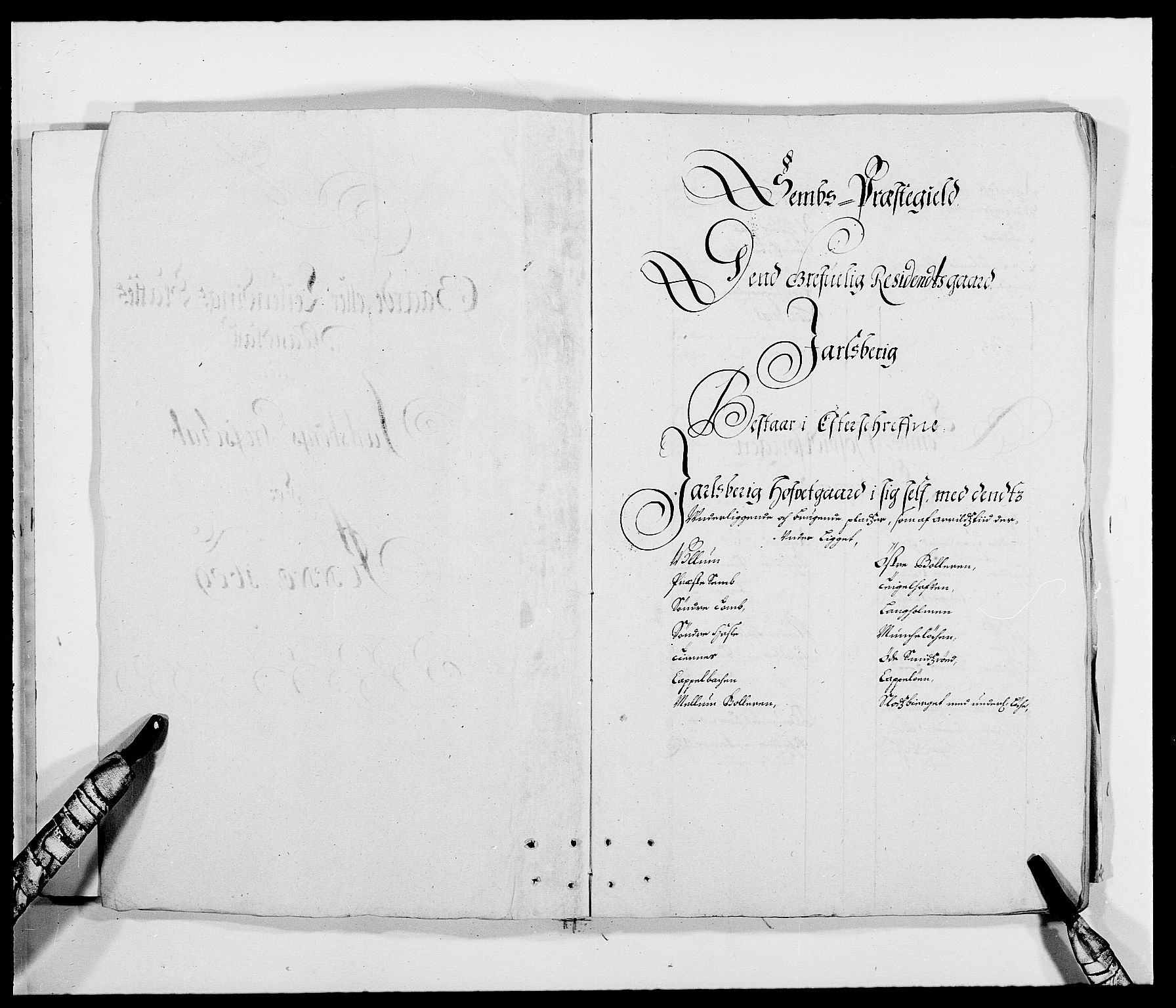 Rentekammeret inntil 1814, Reviderte regnskaper, Fogderegnskap, AV/RA-EA-4092/R32/L1860: Fogderegnskap Jarlsberg grevskap, 1686-1690, p. 2