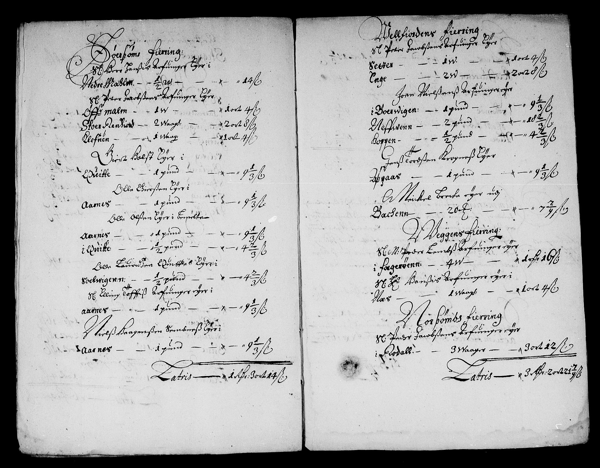 Rentekammeret inntil 1814, Reviderte regnskaper, Stiftamtstueregnskaper, Trondheim stiftamt og Nordland amt, AV/RA-EA-6044/R/Re/L0057: Trondheim stiftamt og Nordland amt, 1677-1679