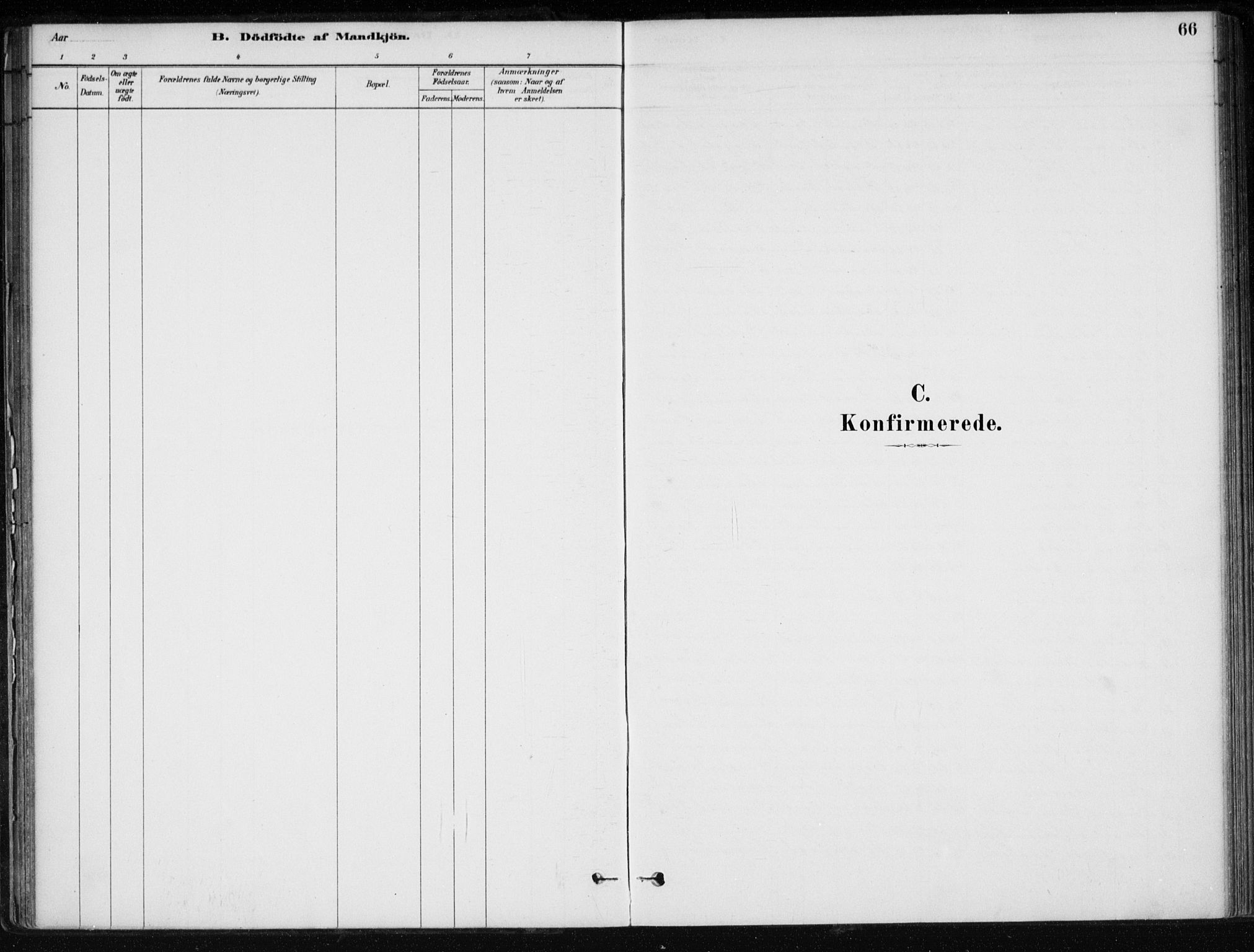 Sand sokneprestkontor, SAST/A-101848/01/III/L0006: Parish register (official) no. A 6, 1880-1898, p. 66